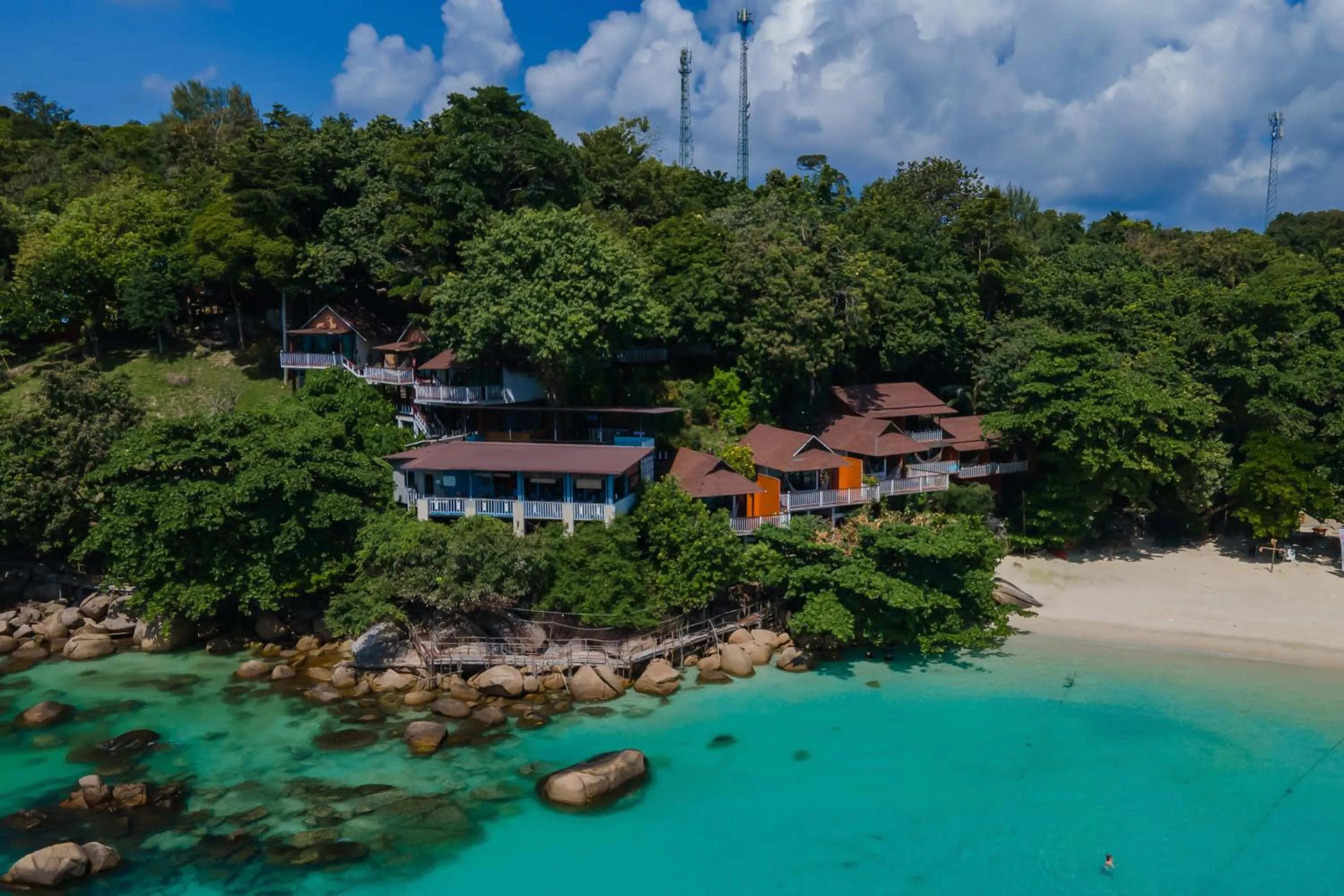 Property building in Chareena Hill Beach Resort