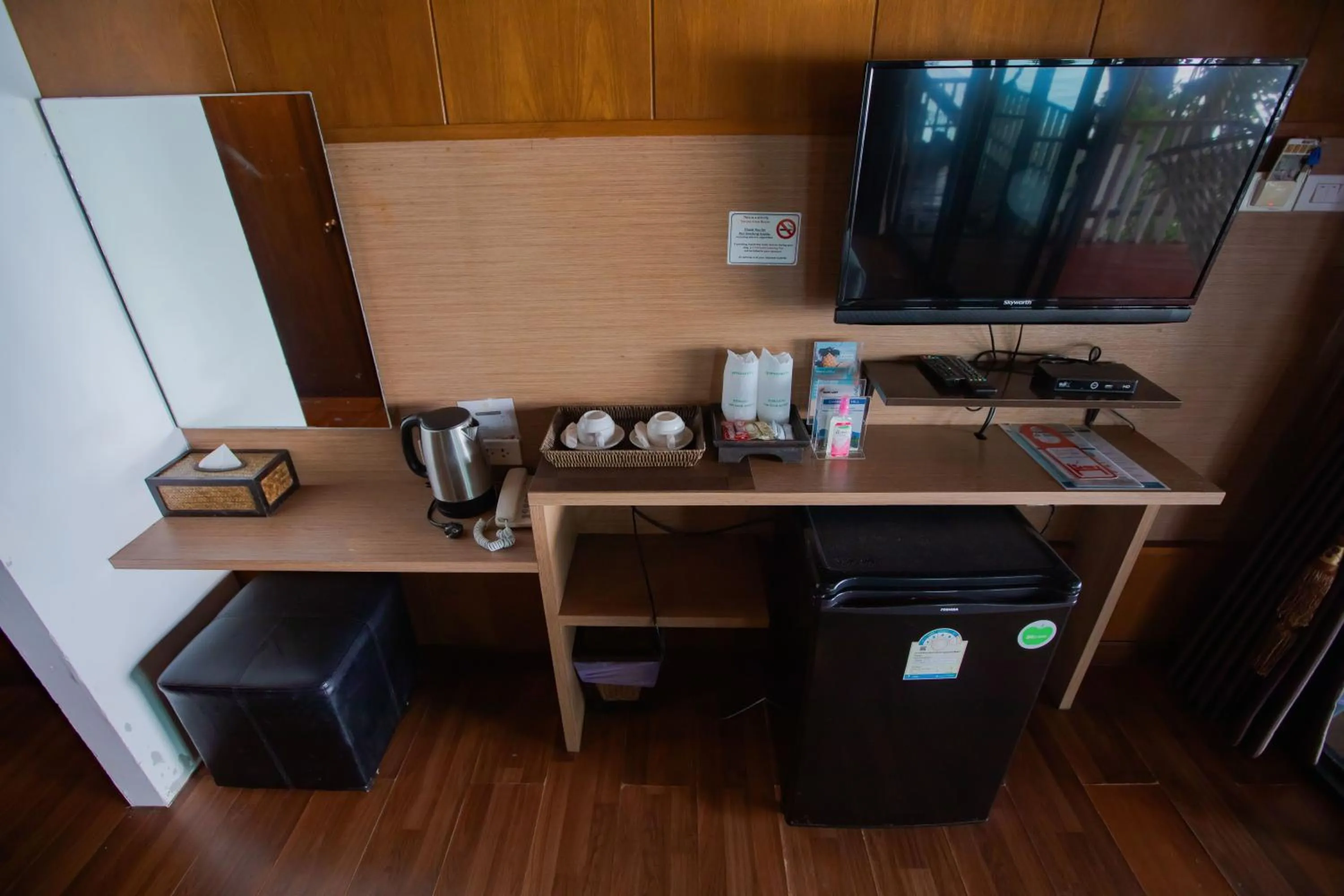 TV and multimedia in Chareena Hill Beach Resort