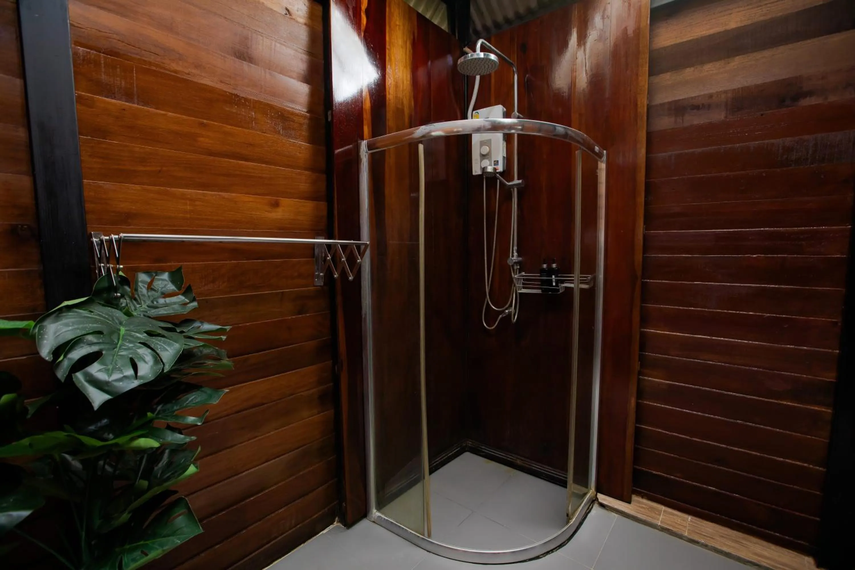 Shower in Chareena Hill Beach Resort