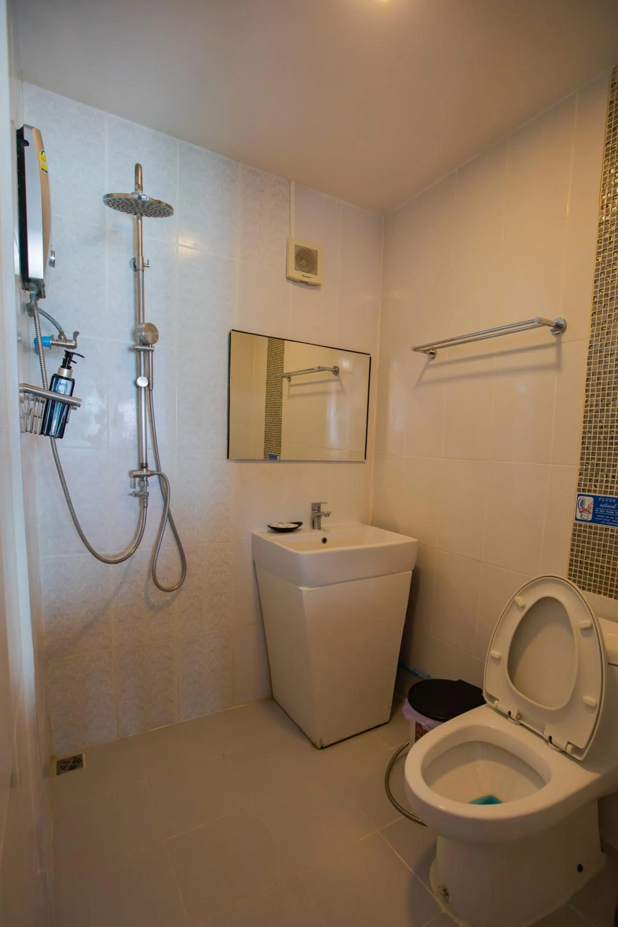 Shower in Chareena Hill Beach Resort