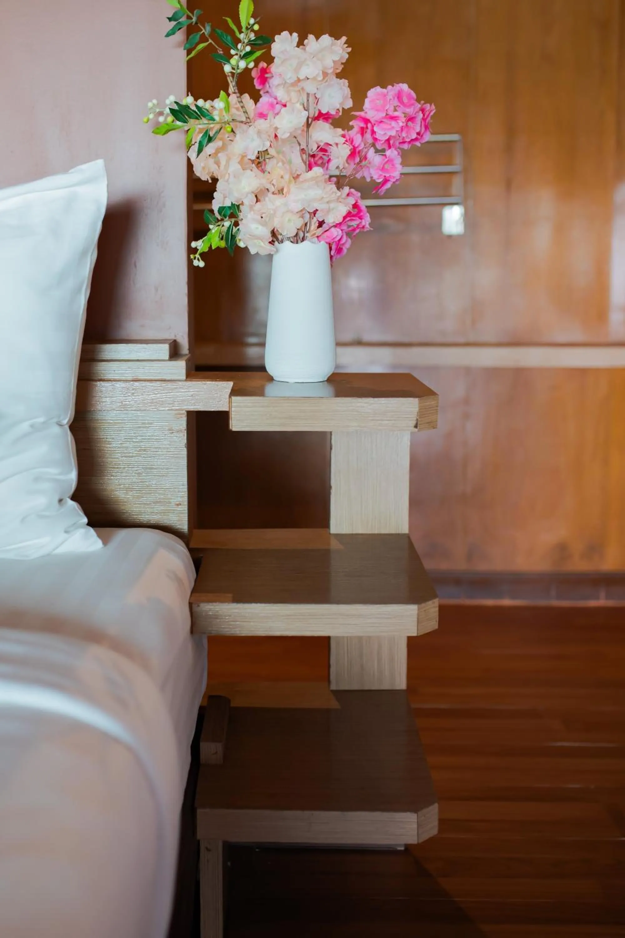 Bed in Chareena Hill Beach Resort