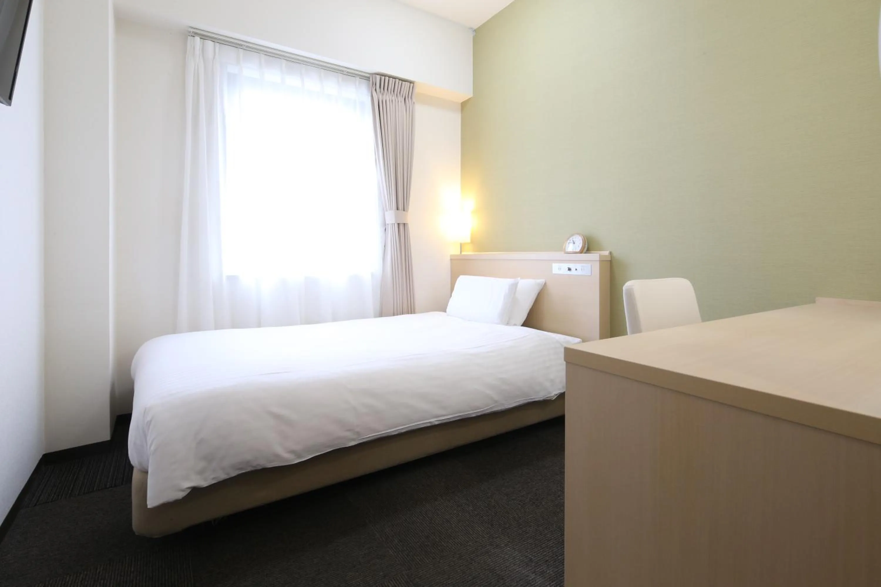 Bed in AB Hotel Mikawa Anjo Honkan