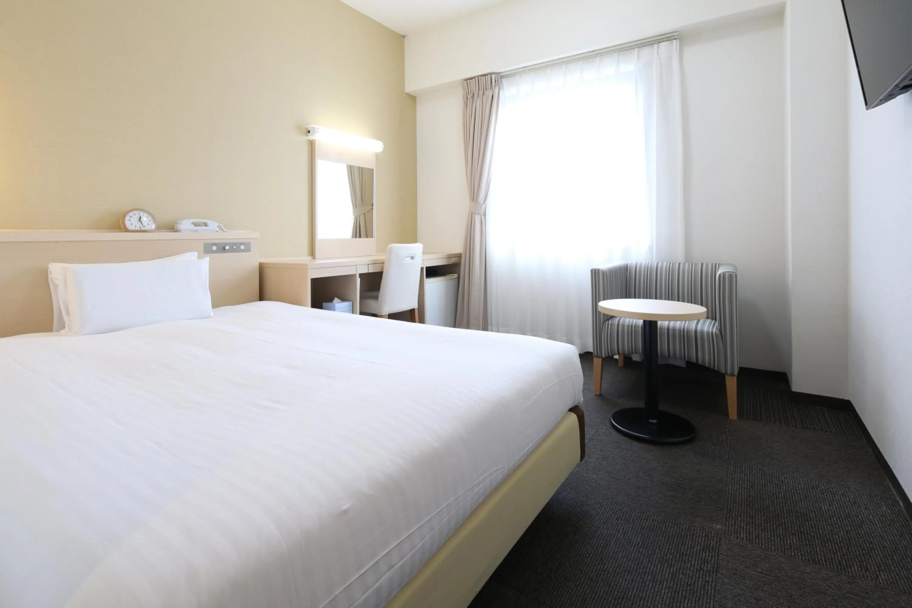 Bed in AB Hotel Mikawa Anjo Honkan