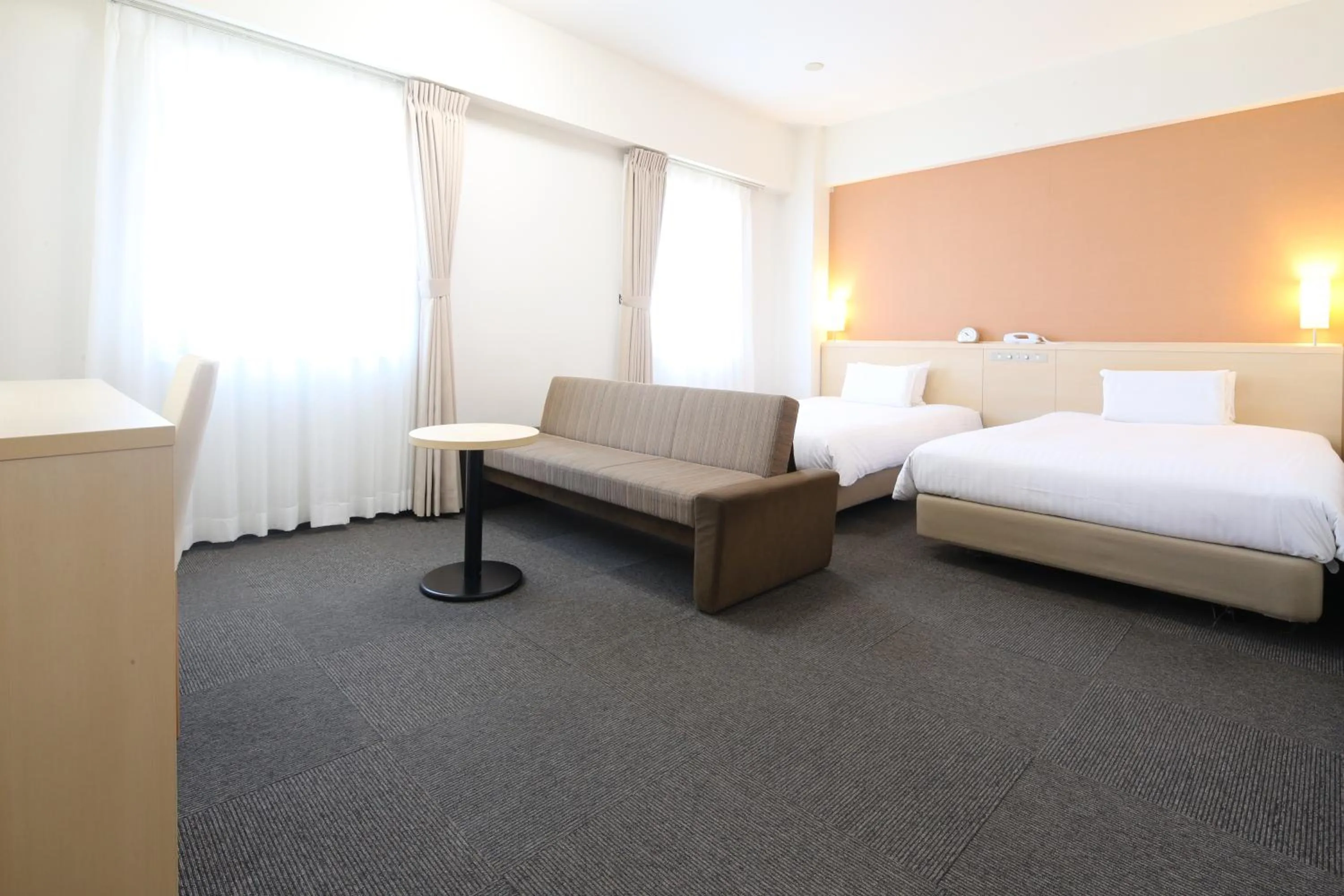 Bed in AB Hotel Mikawa Anjo Honkan