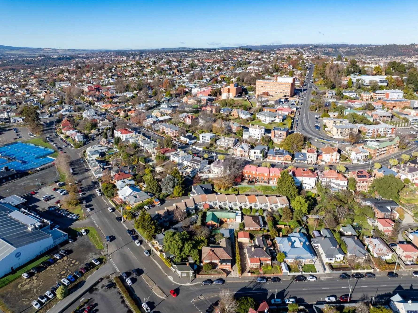 City view in Elphin Serviced Apartments