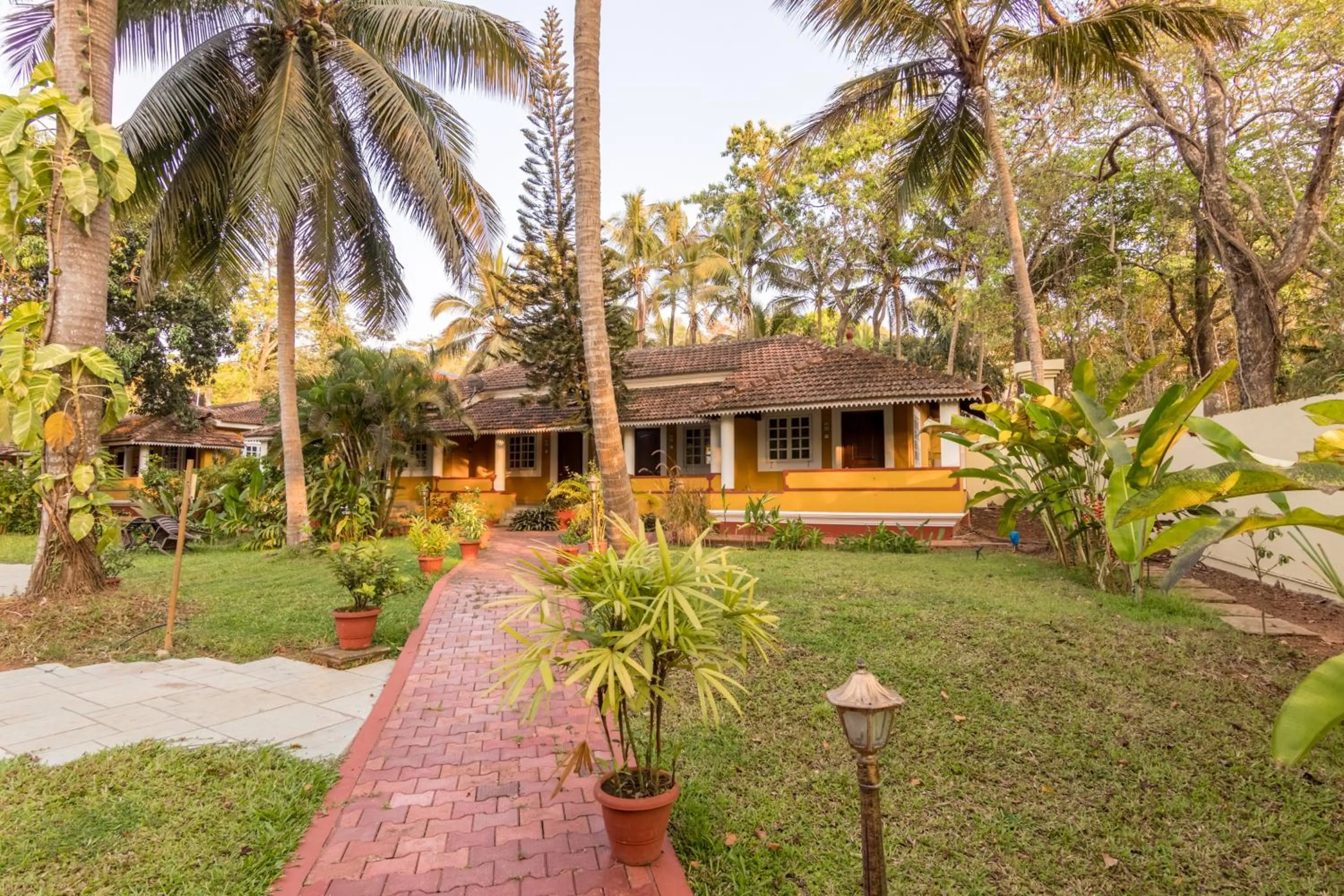 Garden in Granpa's Inn Hotel Bougainvillea
