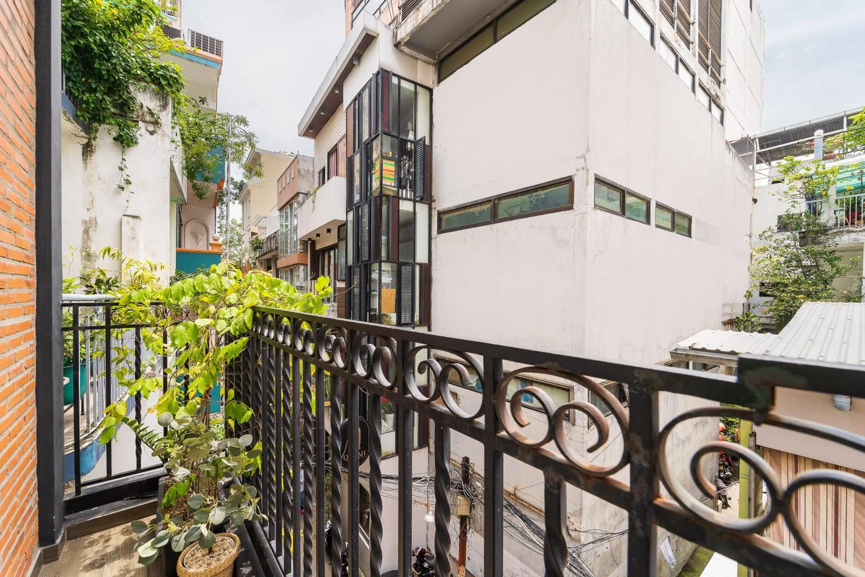 Balcony/Terrace in Cactusland Homestay - Tran Hung Dao