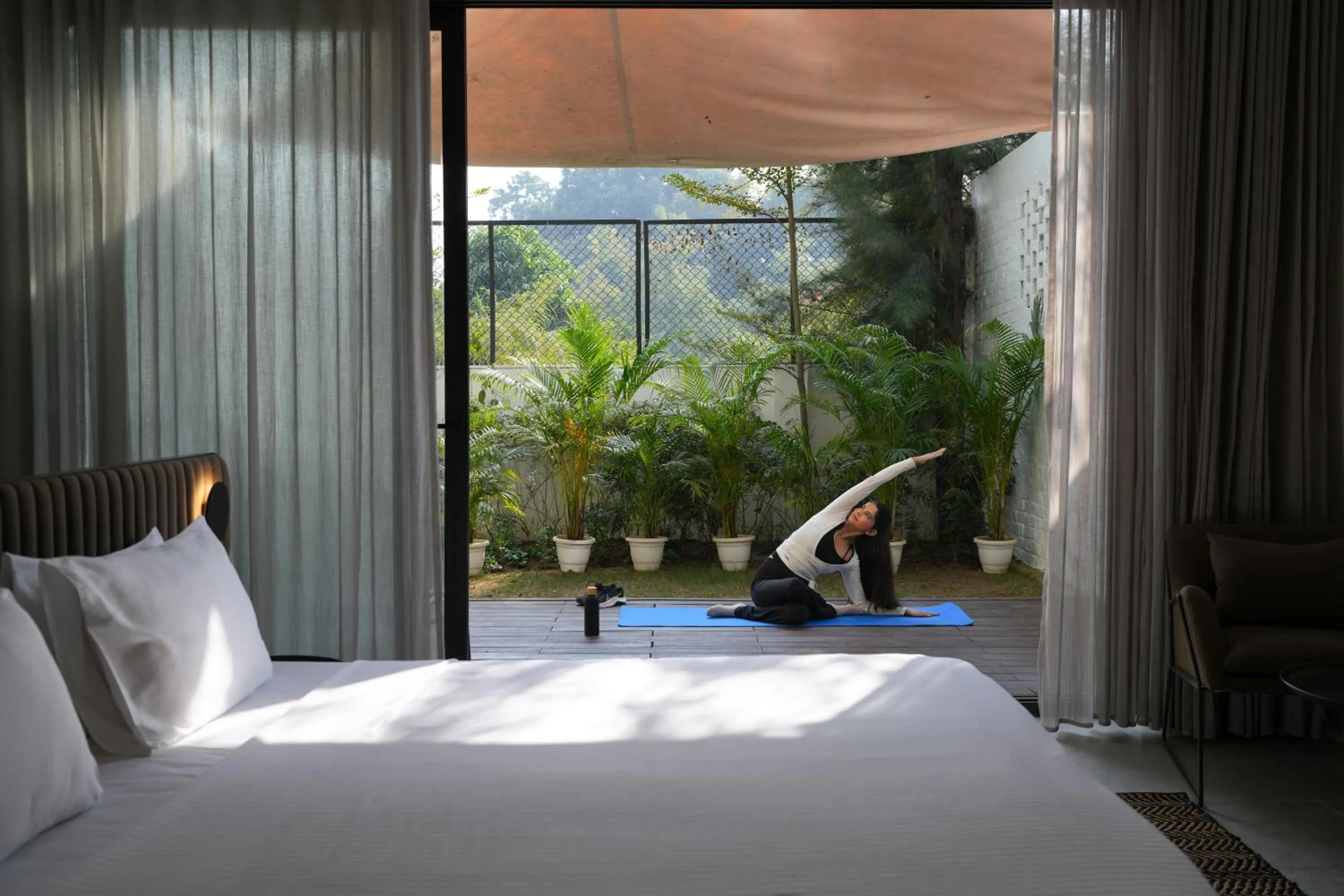 Garden view, Bed in Resort Country Club, Manesar - WorldHotels Distinctive