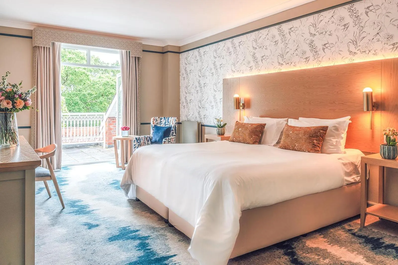 Bed in The Belfry Hotel & Resort