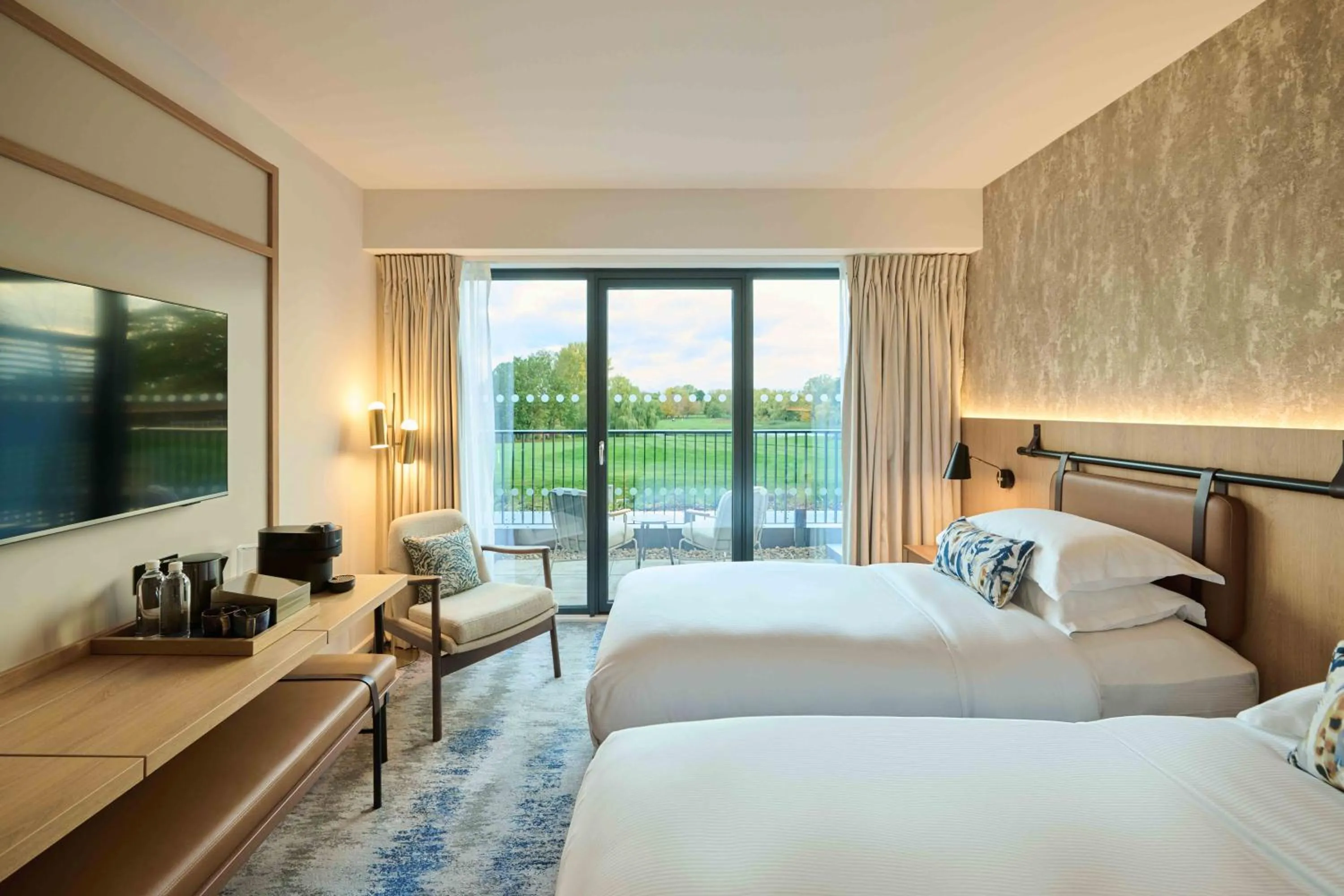 Bed in The Belfry Hotel & Resort