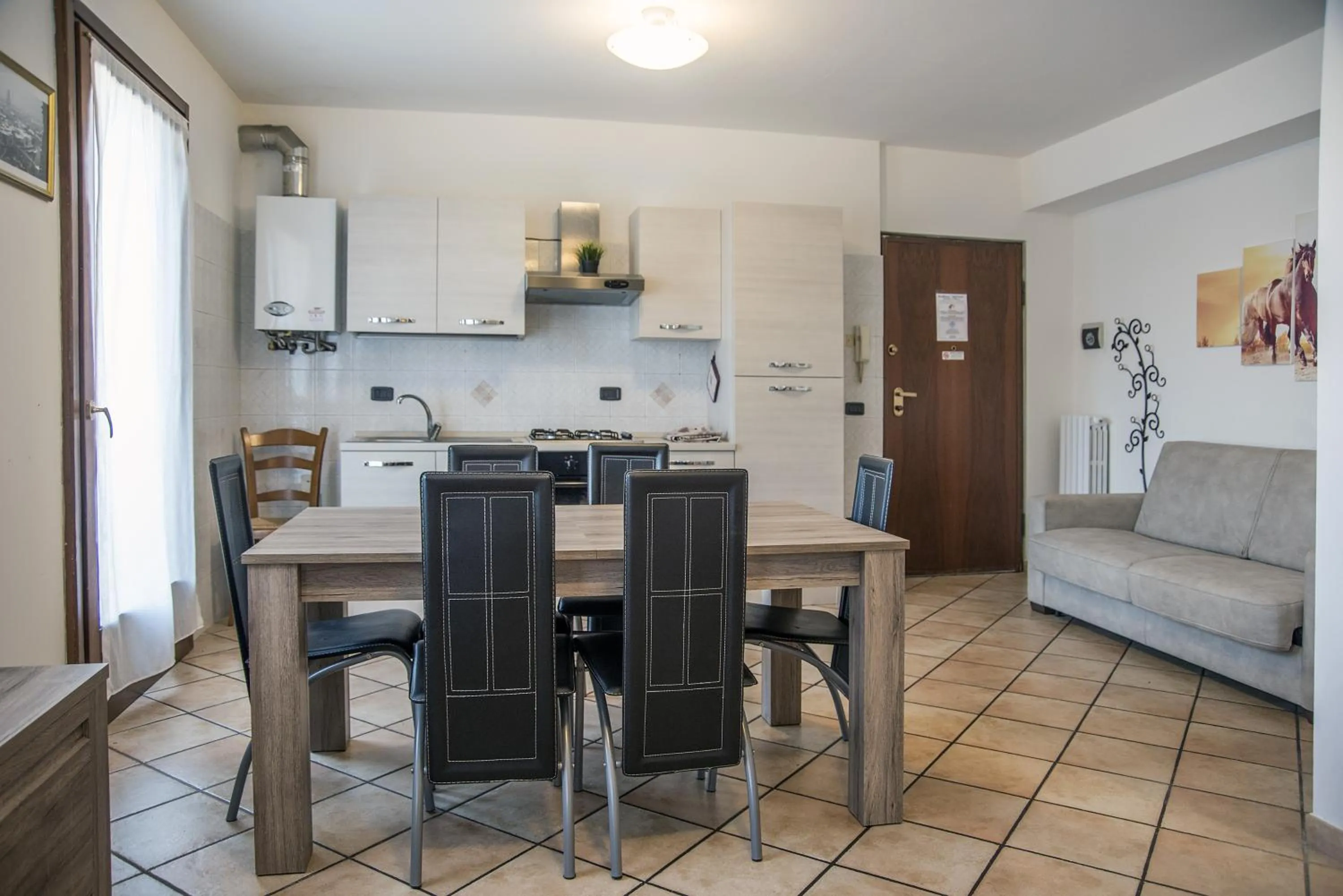 Kitchen or kitchenette in Residenza Meeting