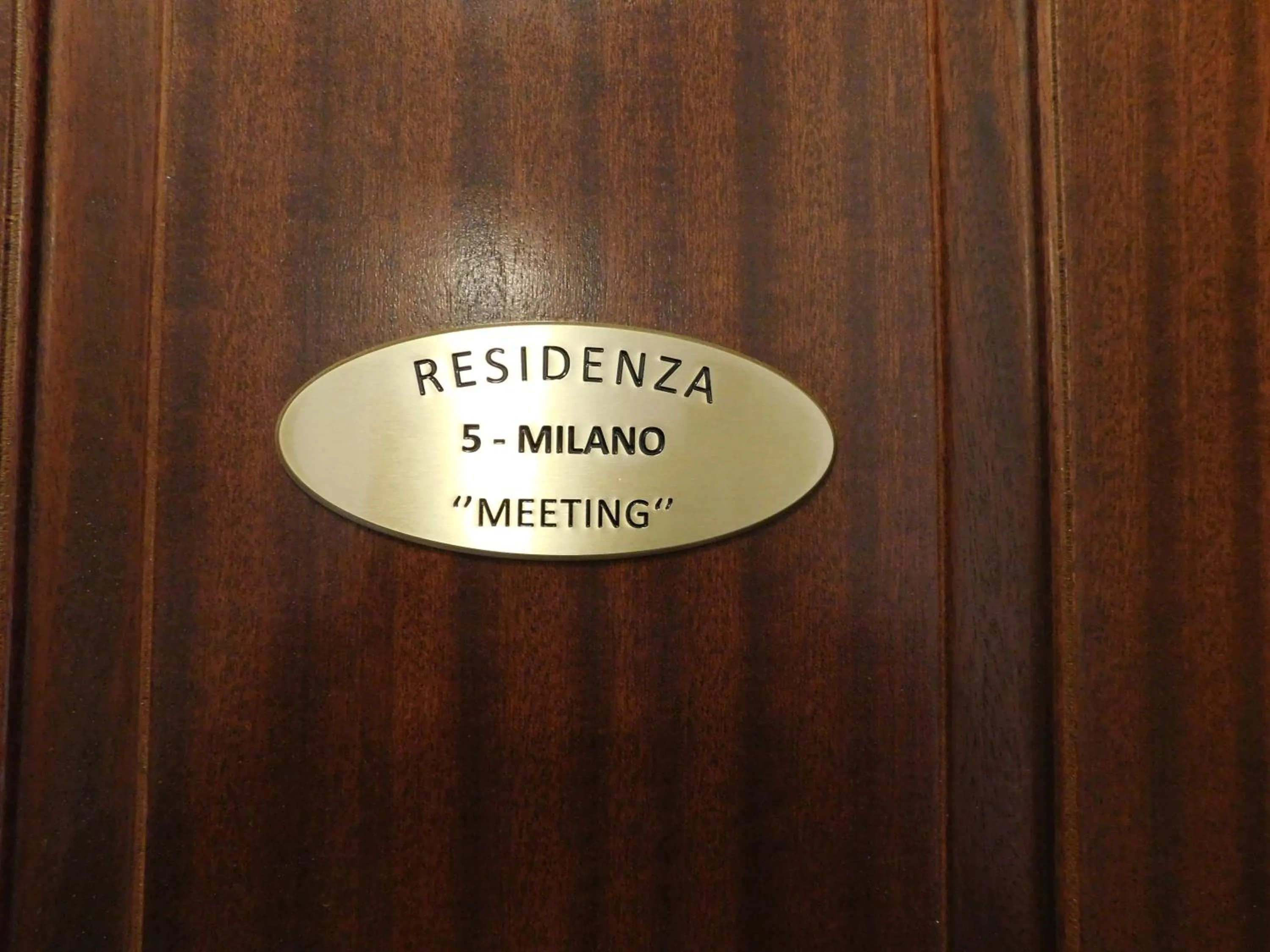 Decorative detail in Residenza Meeting