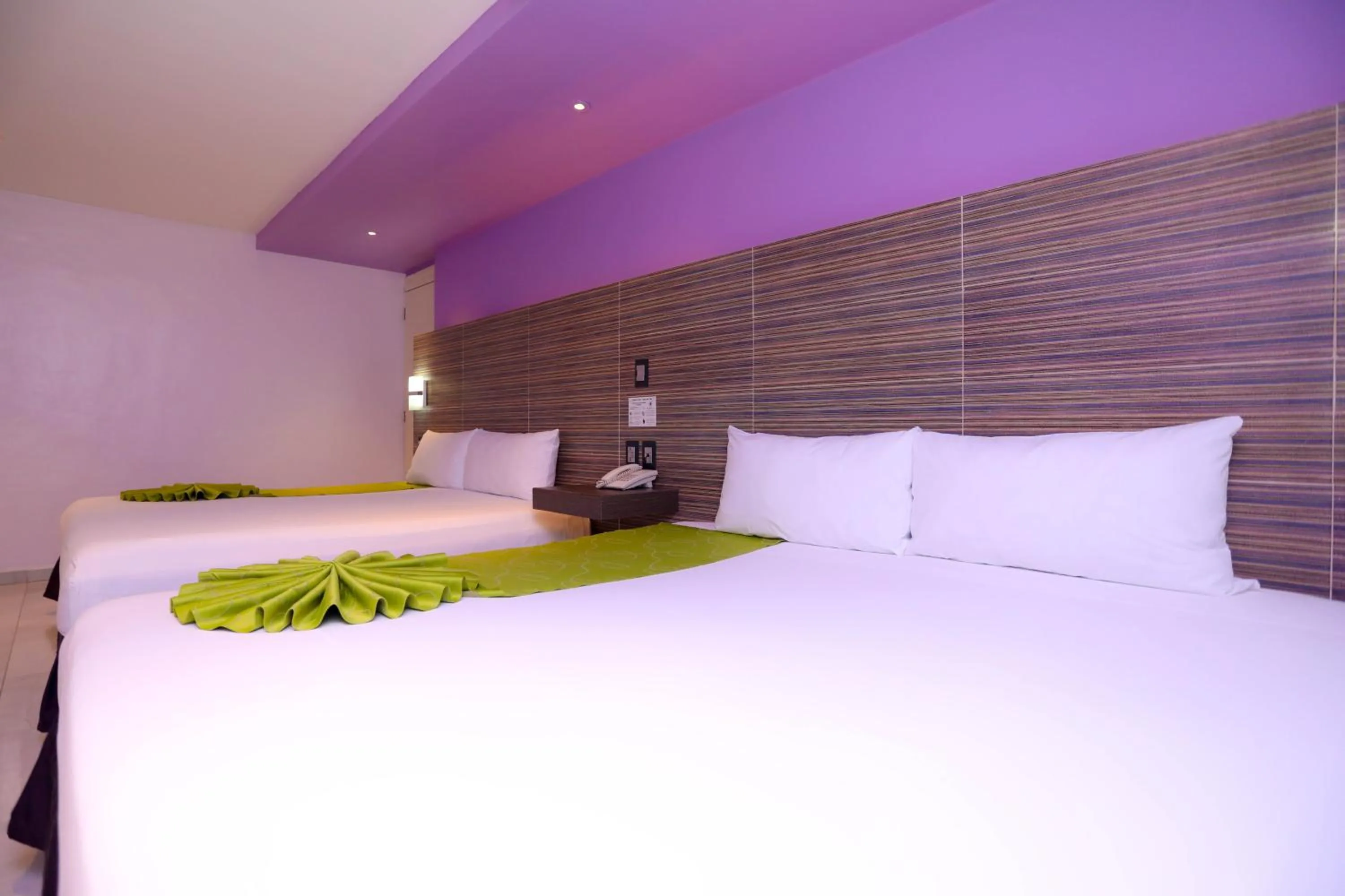 Bed in Hotel Kavia