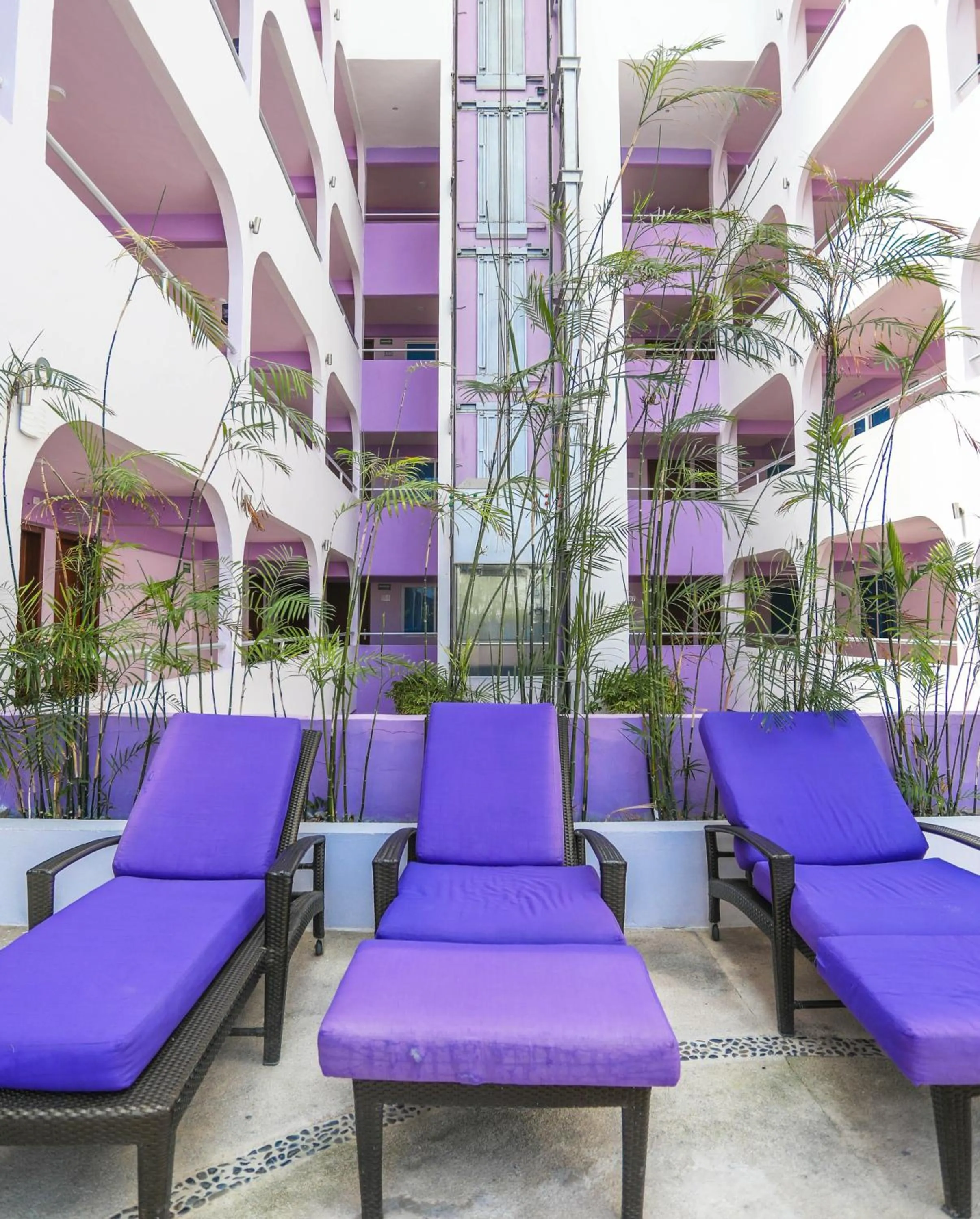 sunbed in Hotel Kavia