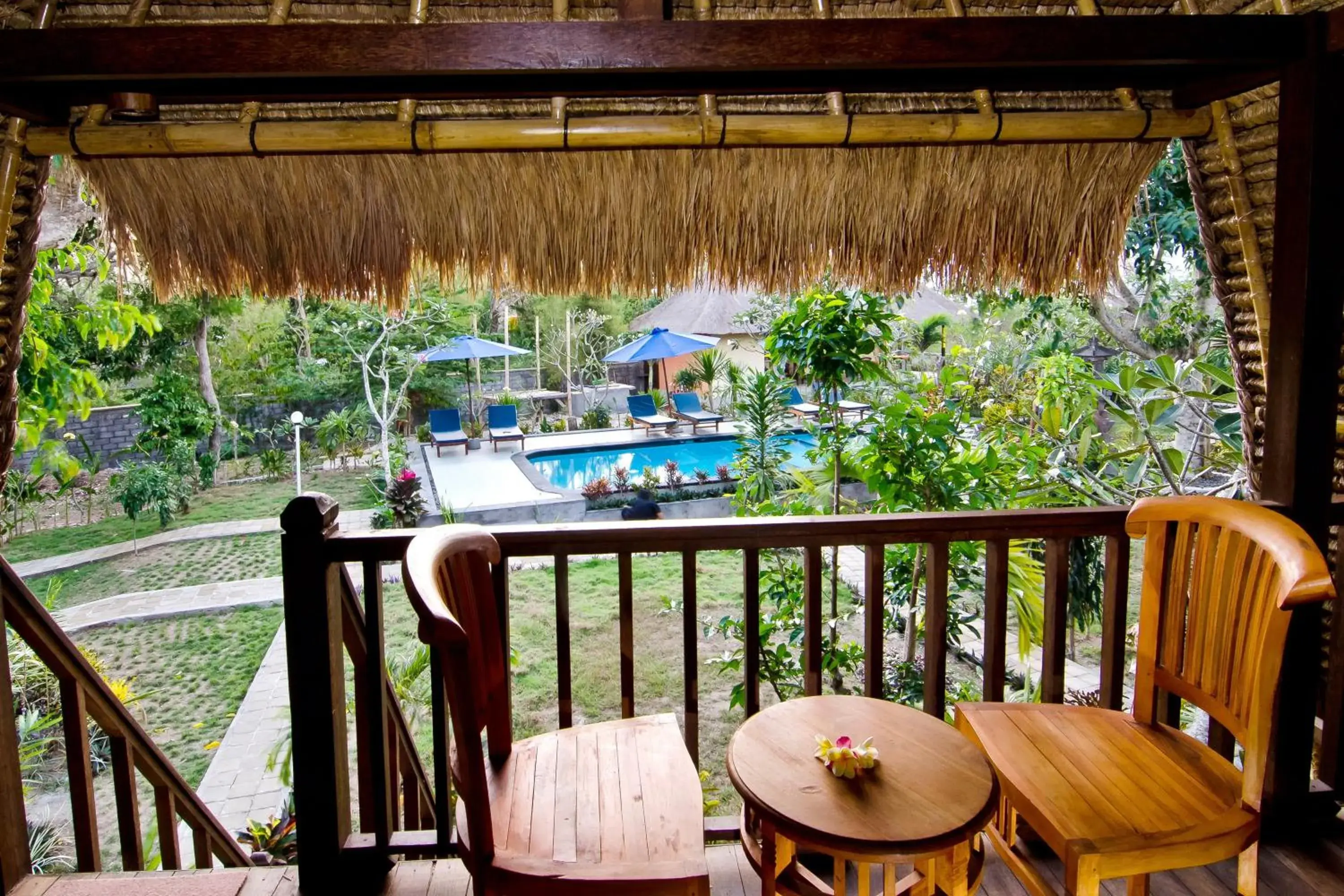 One-Bedroom Hut with Air Conditioning in Lotus Garden Huts One-Bedroom Hut with Air Conditioning in Lotus Garden Huts