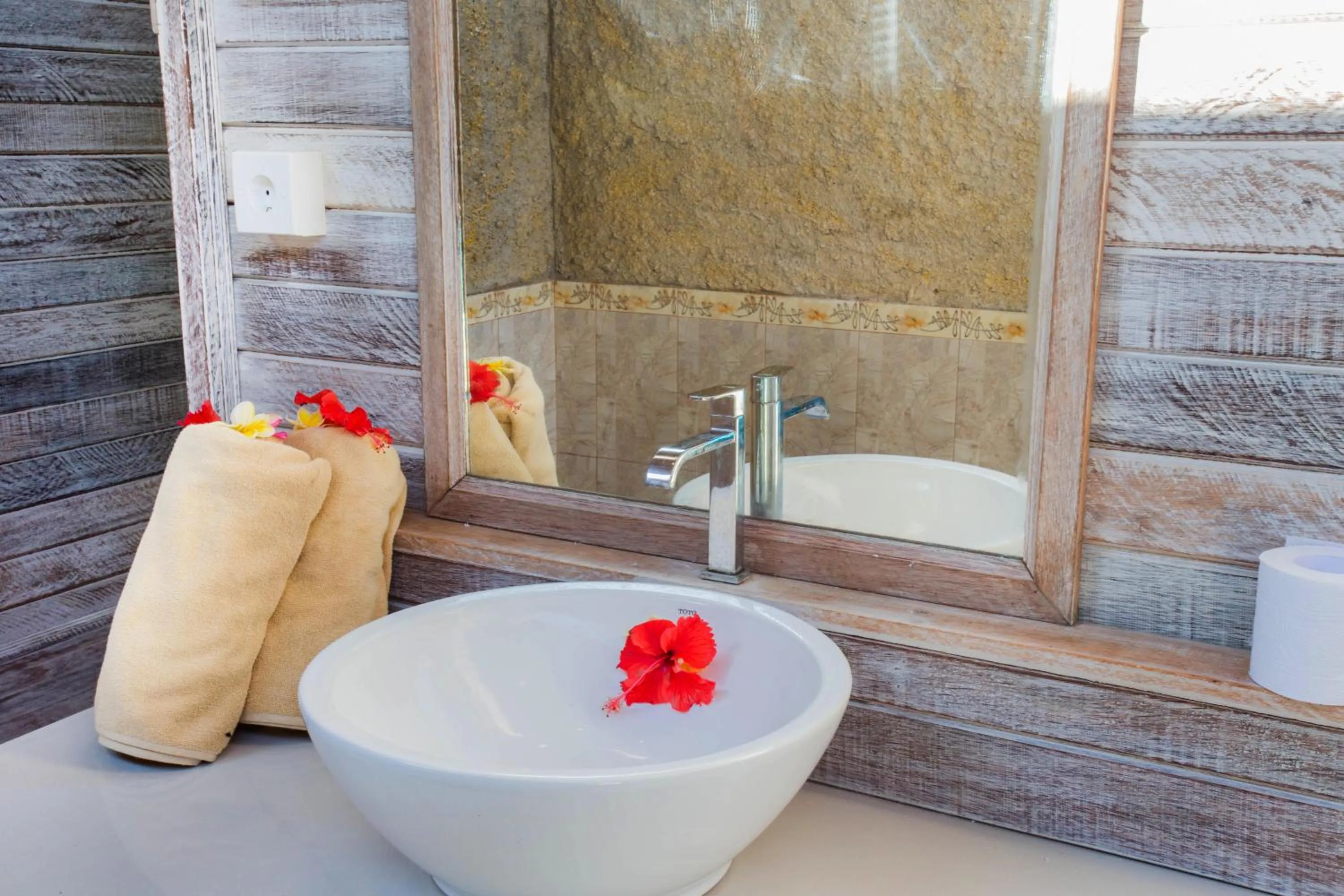 Bathroom in Lotus Garden Huts