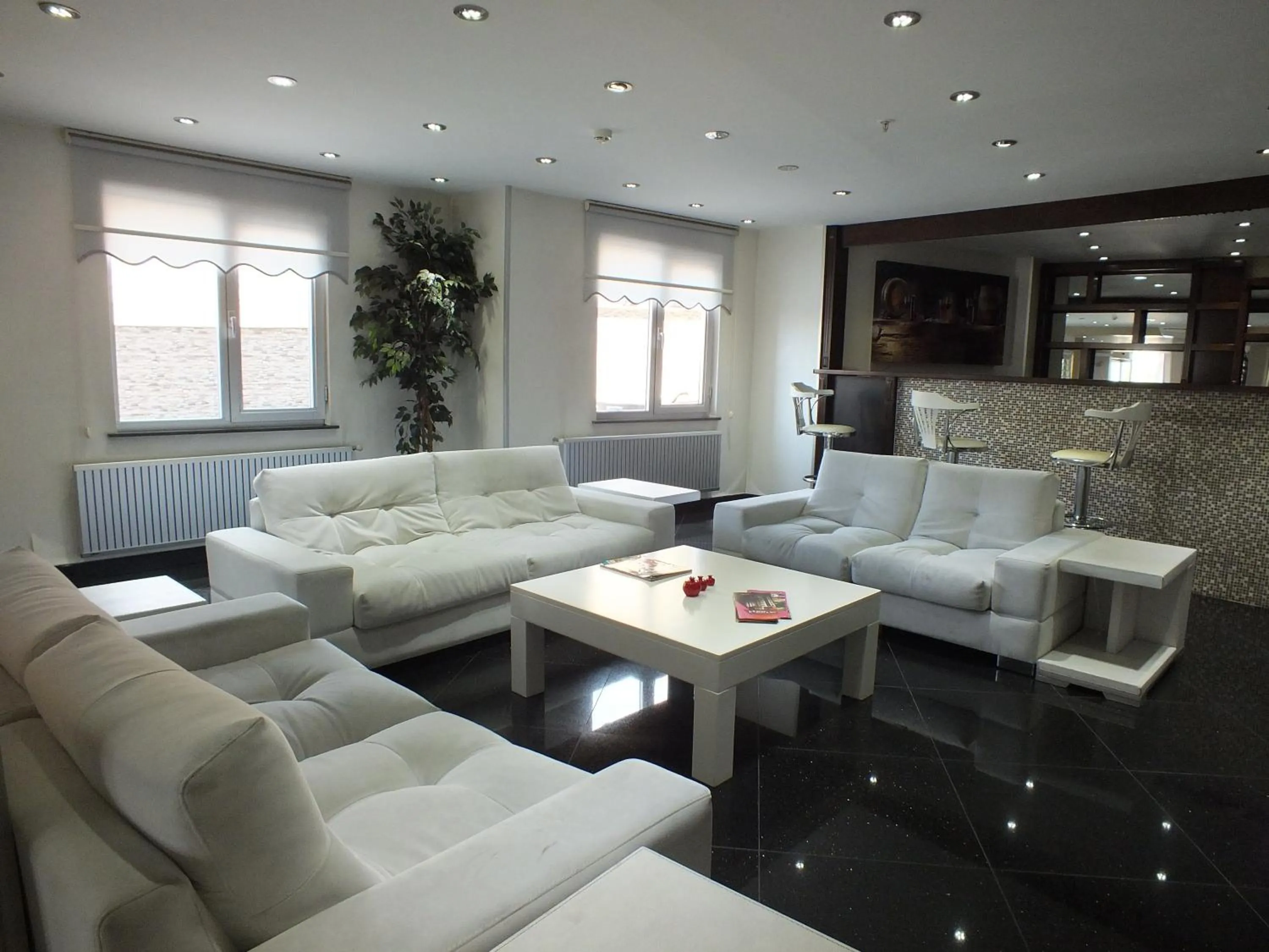 Lobby or reception in Grand Ahos Hotel