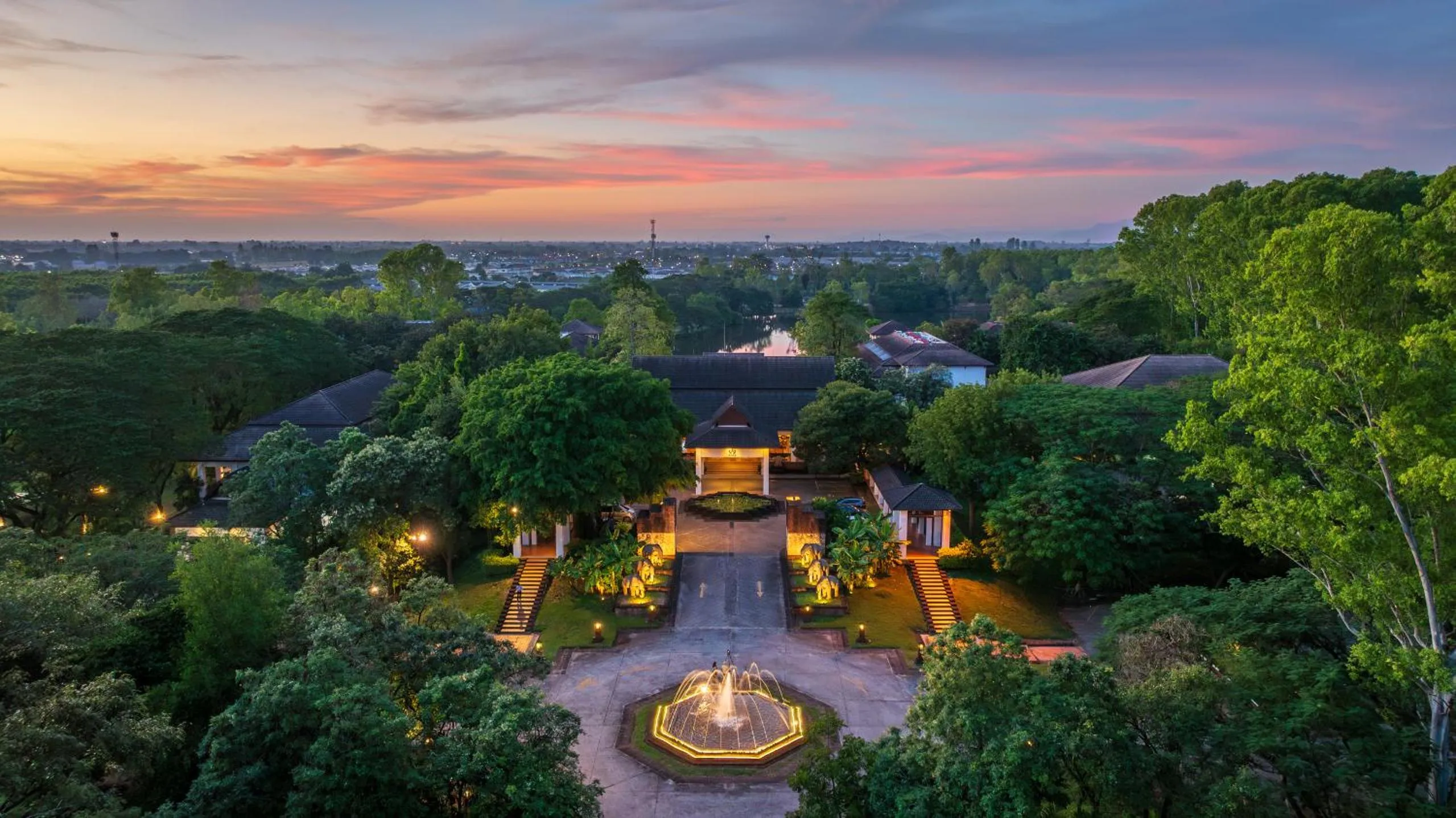 Property building in Tawa Ravadee Resort Prachinburi, a member of WorldHotels Distinctive