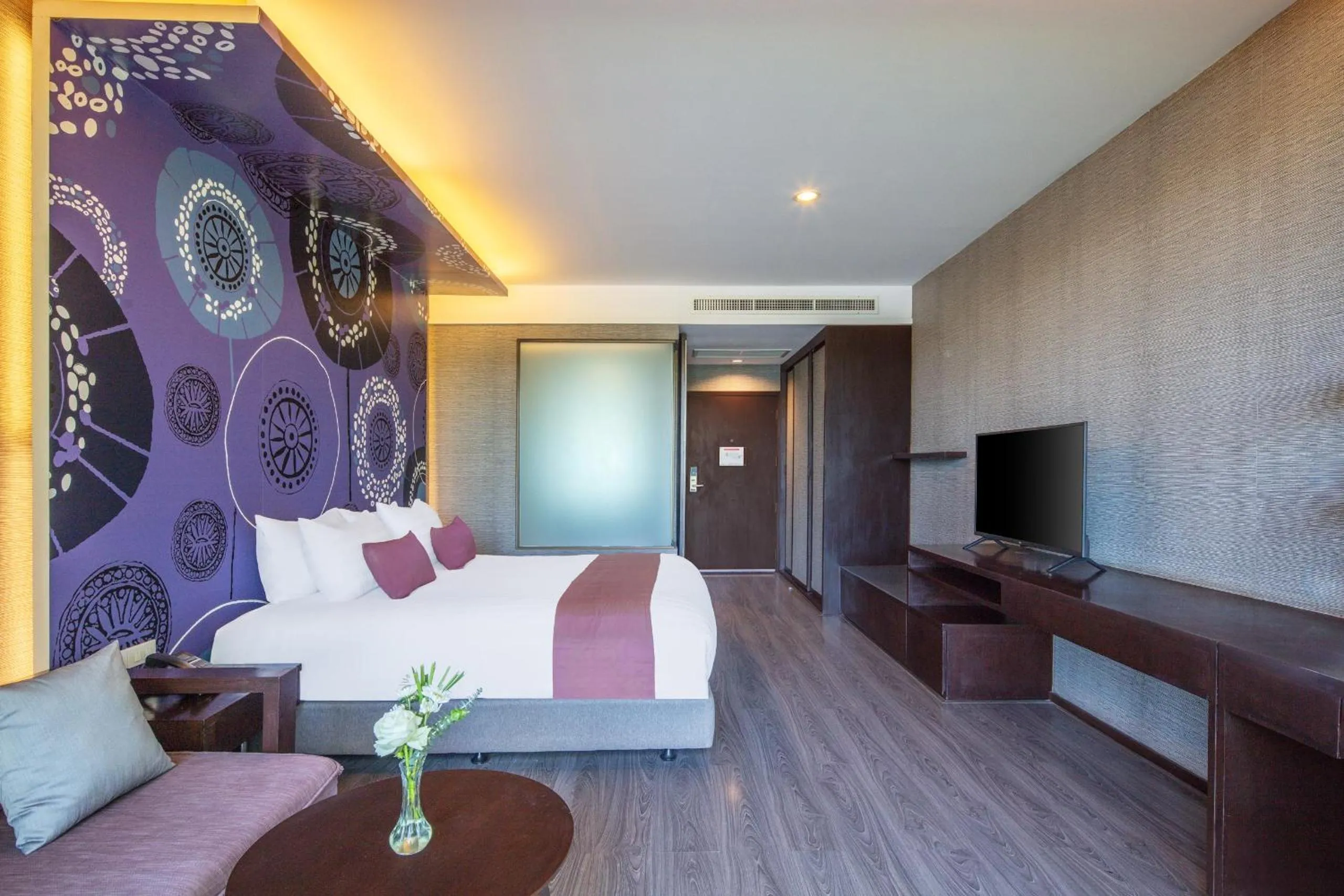 Bed in Tawa Ravadee Resort Prachinburi, a member of WorldHotels Distinctive