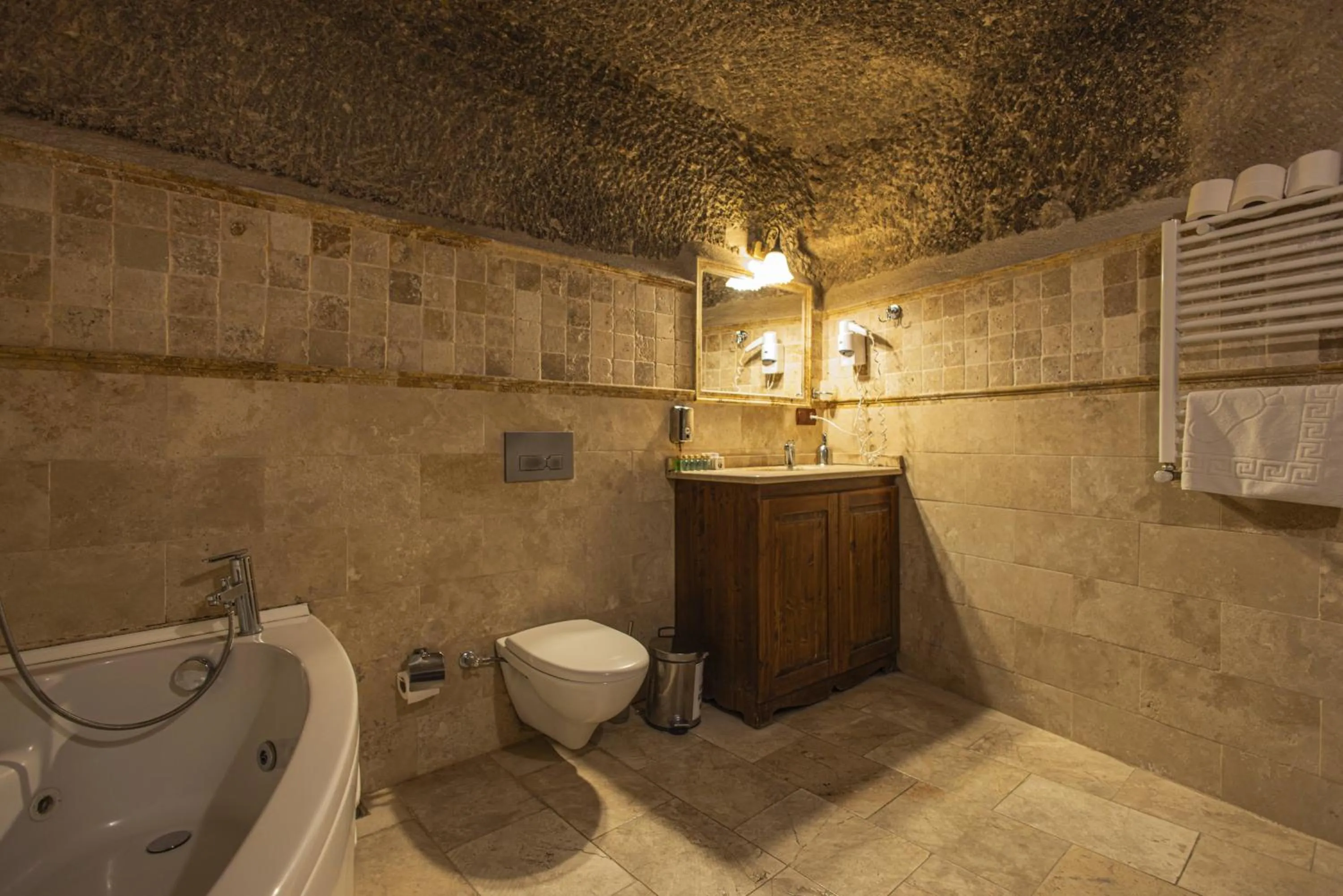 Shower in Century Cave Hotel