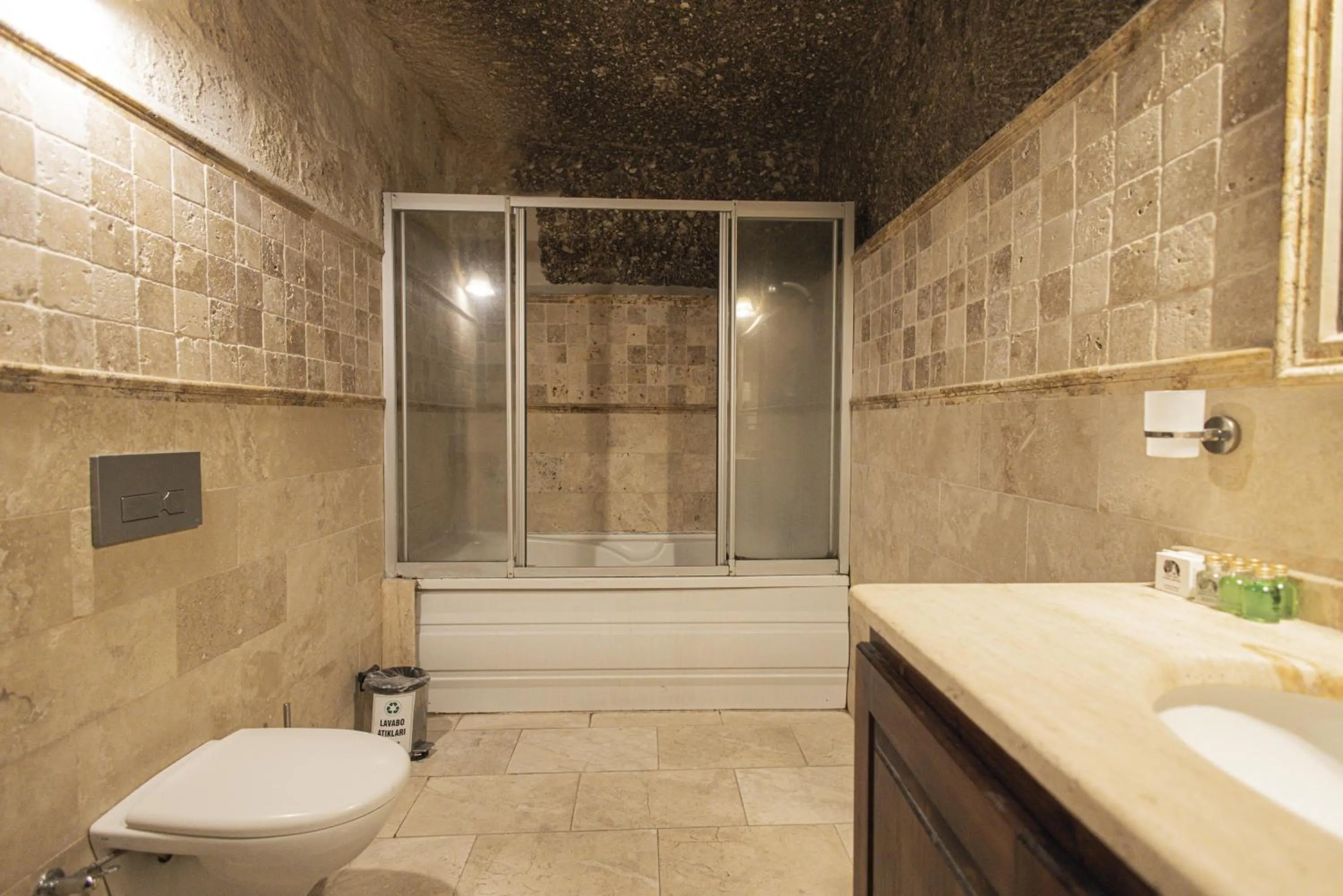 Shower in Century Cave Hotel