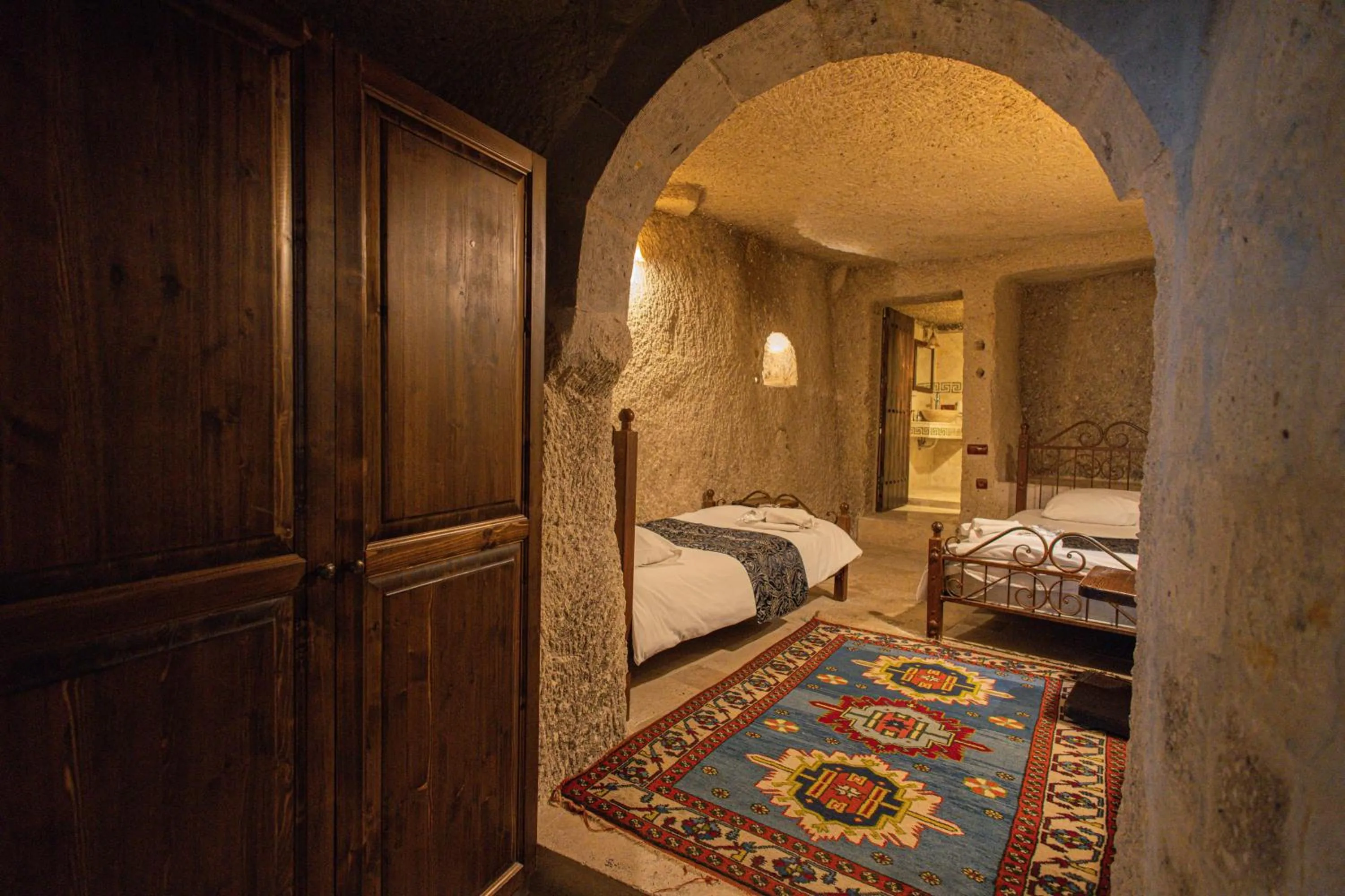 Bed in Century Cave Hotel