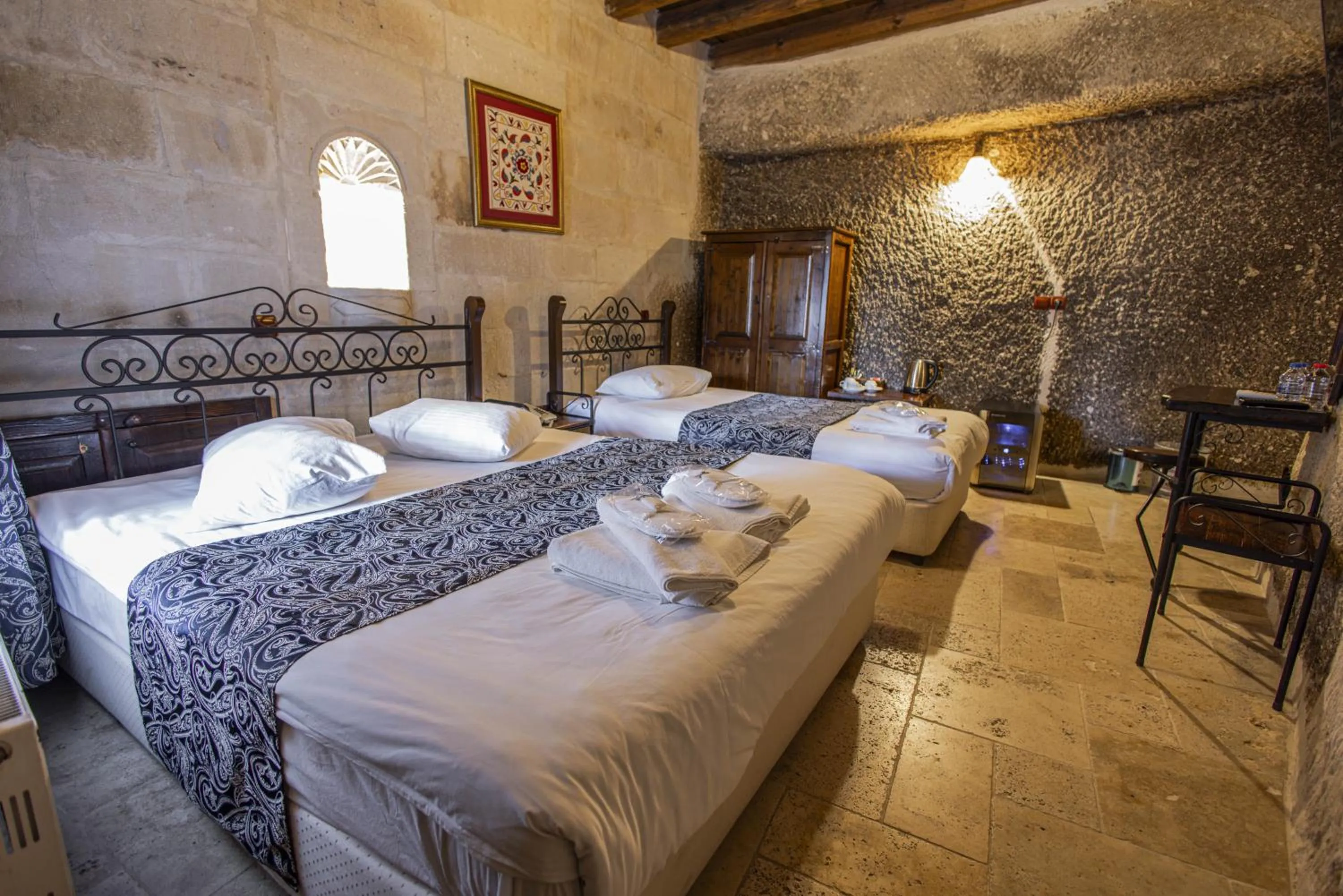 Bed in Century Cave Hotel