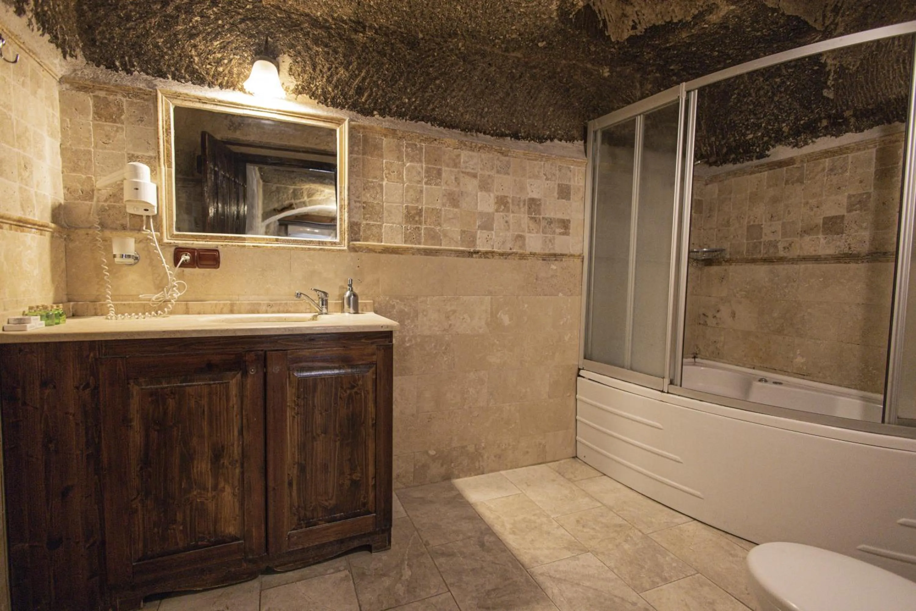 Shower in Century Cave Hotel