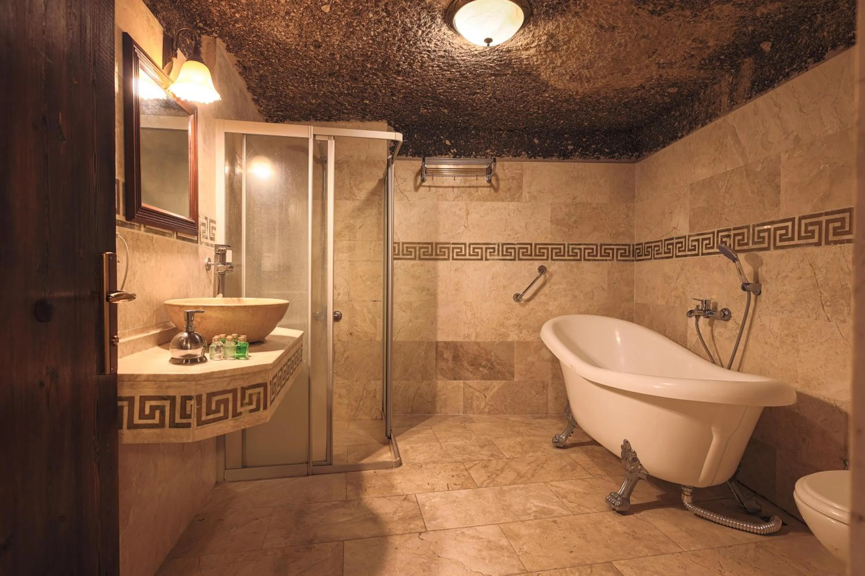 Shower in Century Cave Hotel