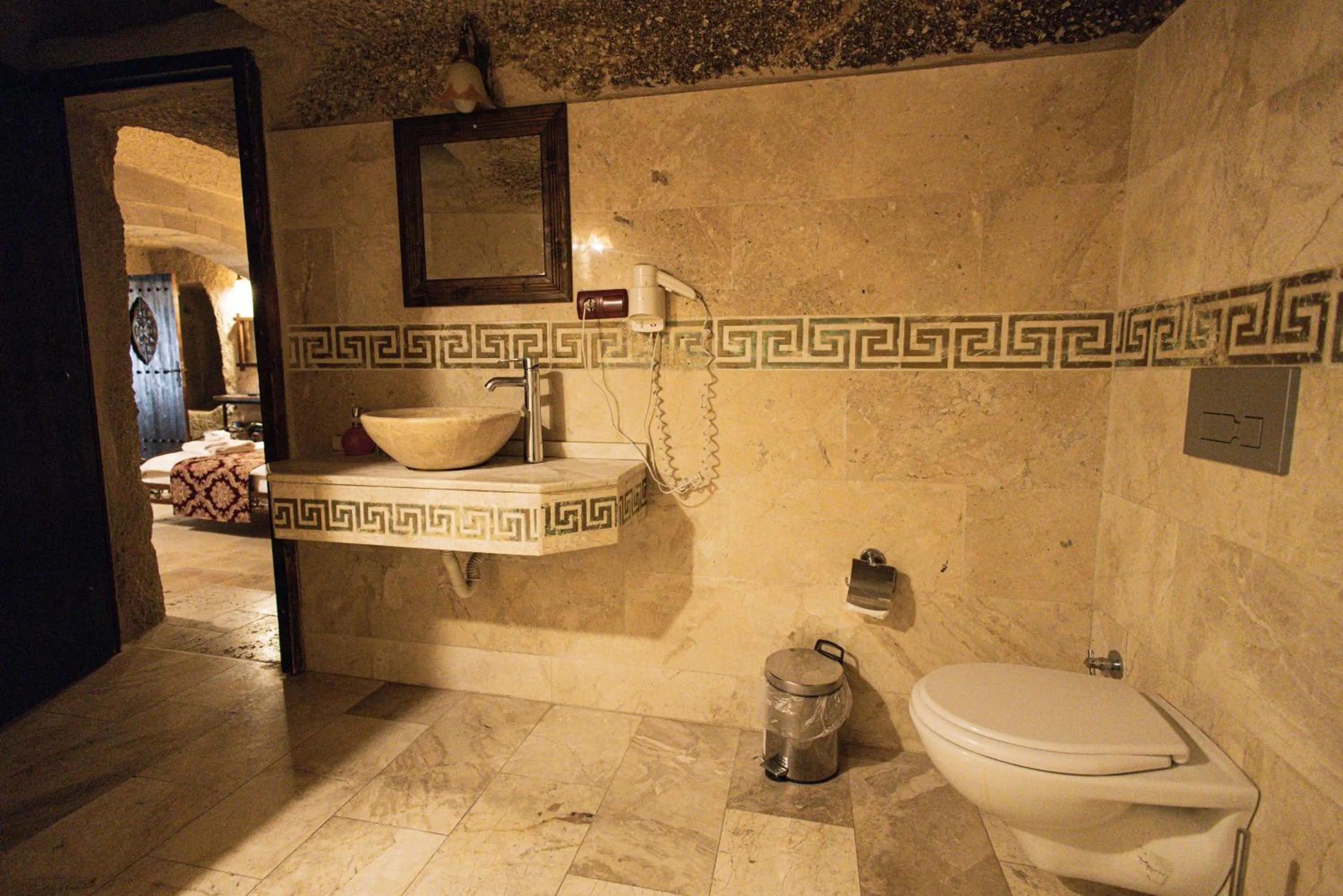 Toilet in Century Cave Hotel