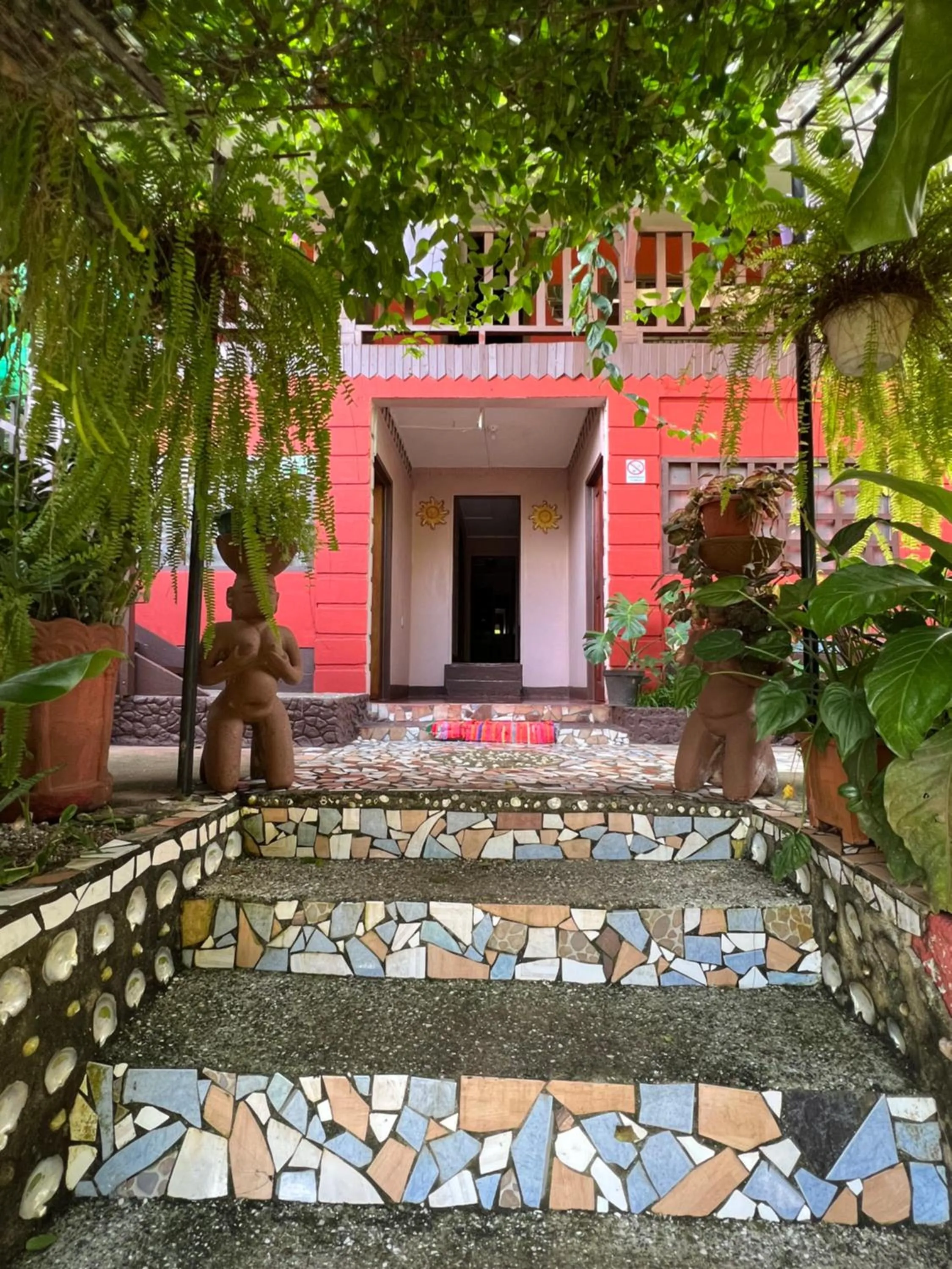 Facade/entrance in Pura Vida Hostel
