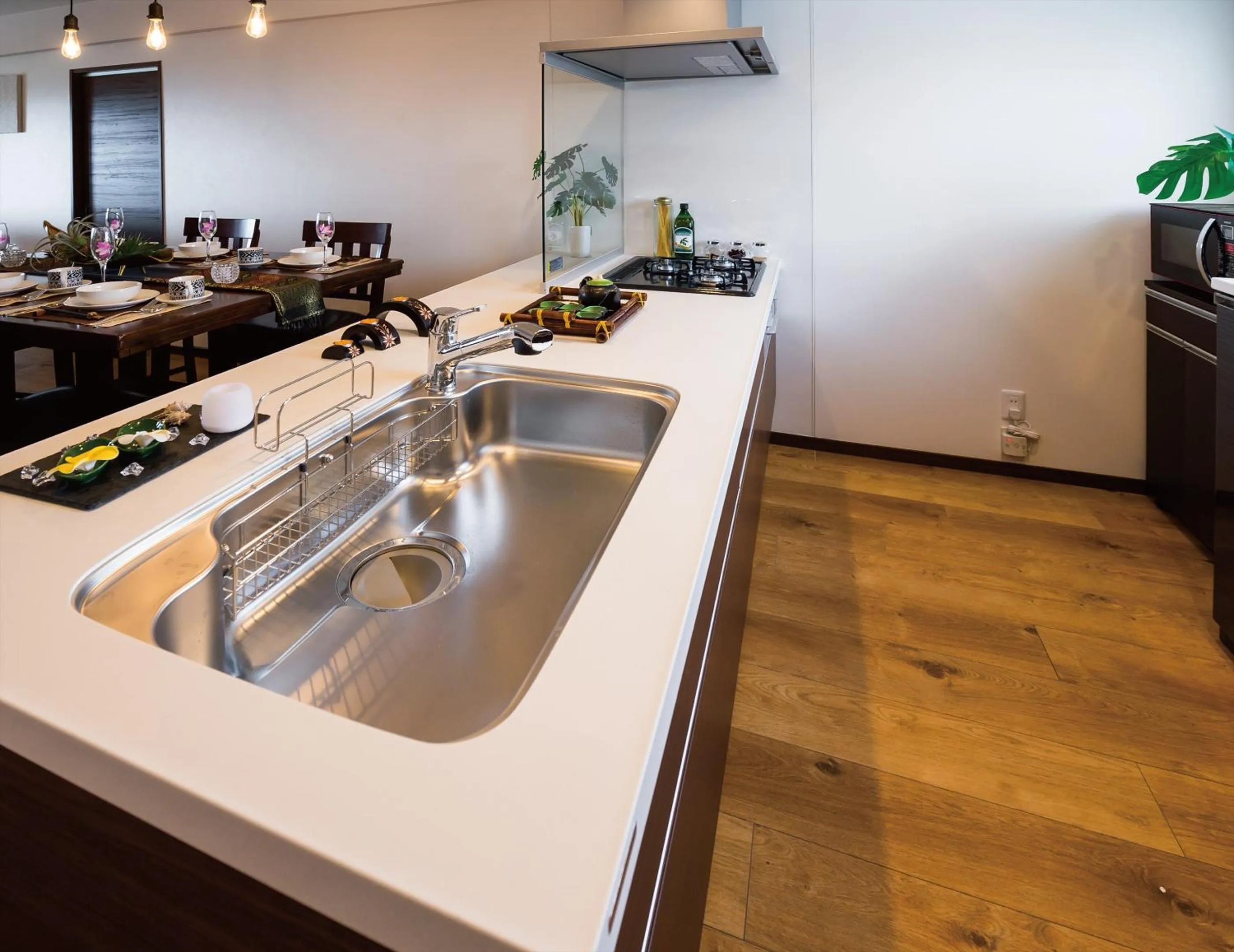 Kitchen or kitchenette in Zoe Resort The Sunset Village Okinawa Chatan