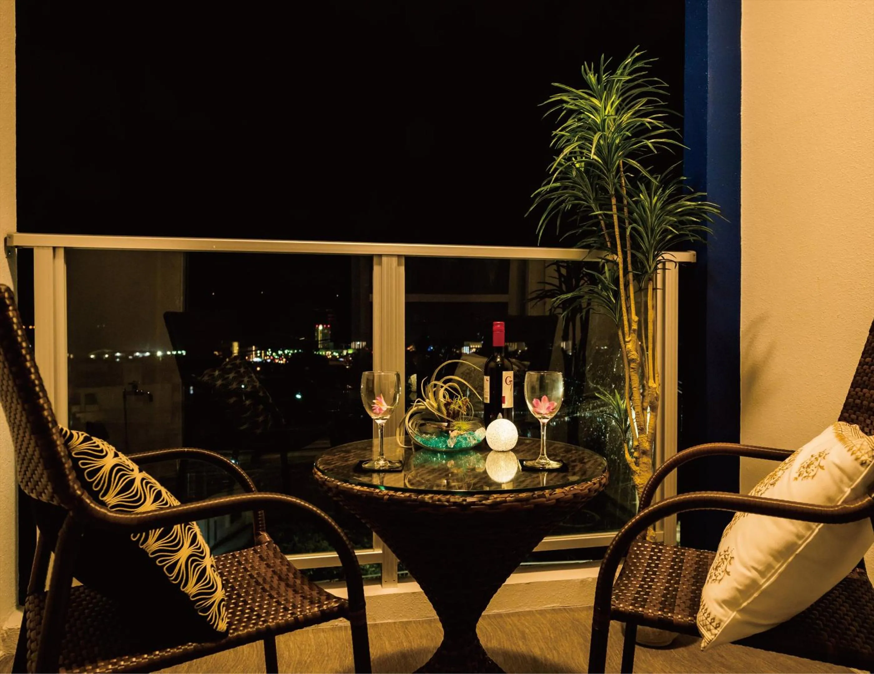 Balcony/Terrace in Zoe Resort The Sunset Village Okinawa Chatan