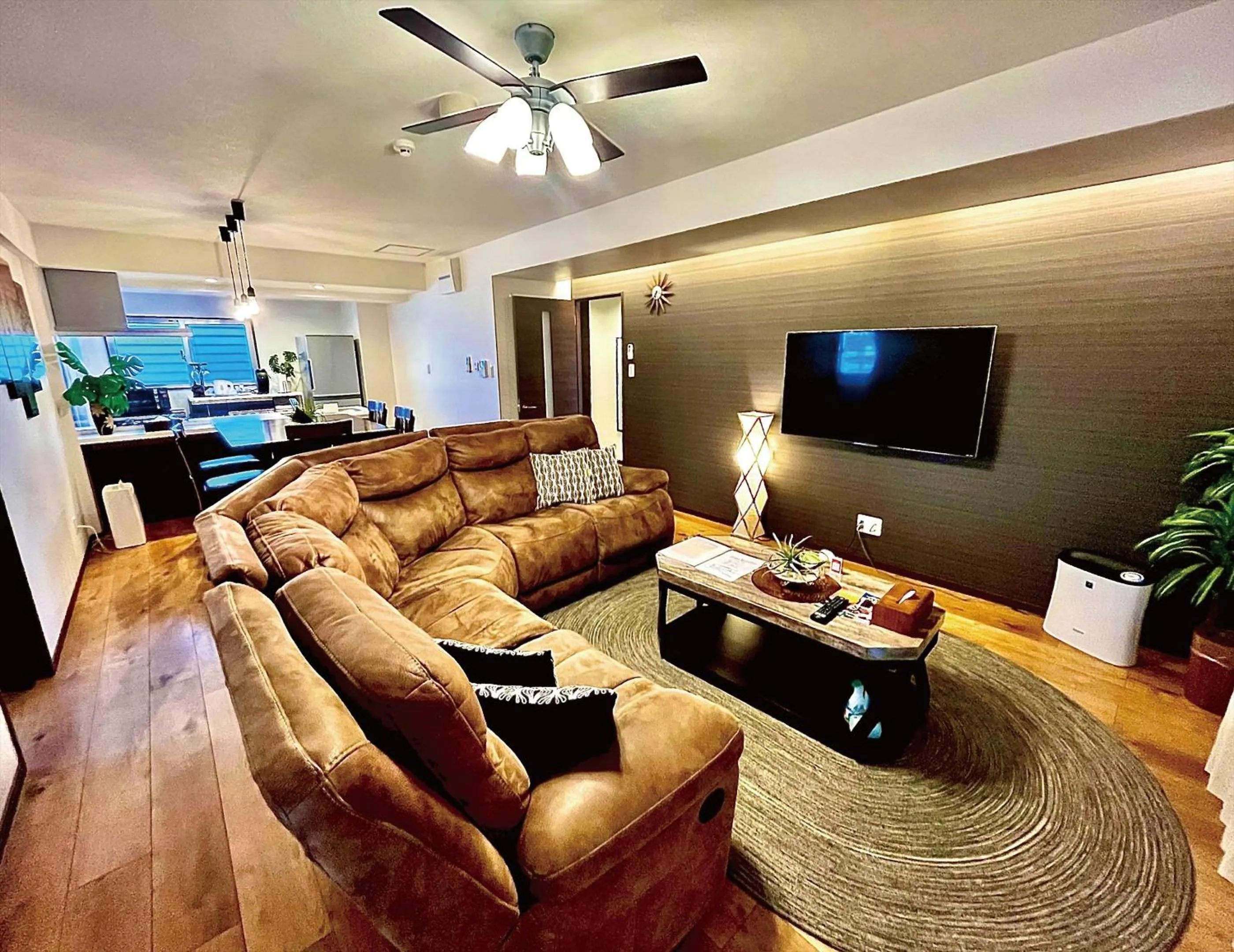 Living room in Zoe Resort The Sunset Village Okinawa Chatan