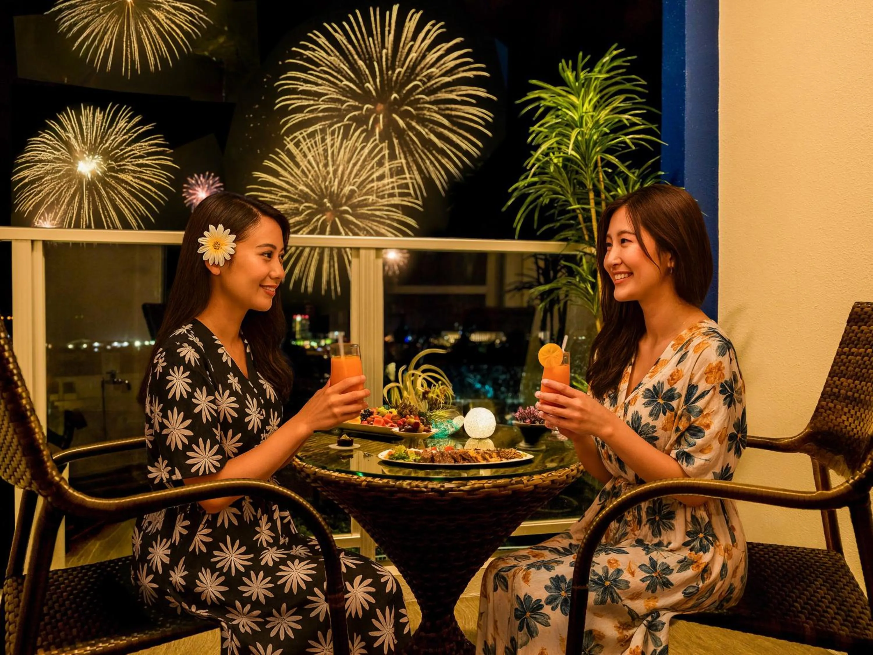 Balcony/Terrace in Zoe Resort The Sunset Village Okinawa Chatan