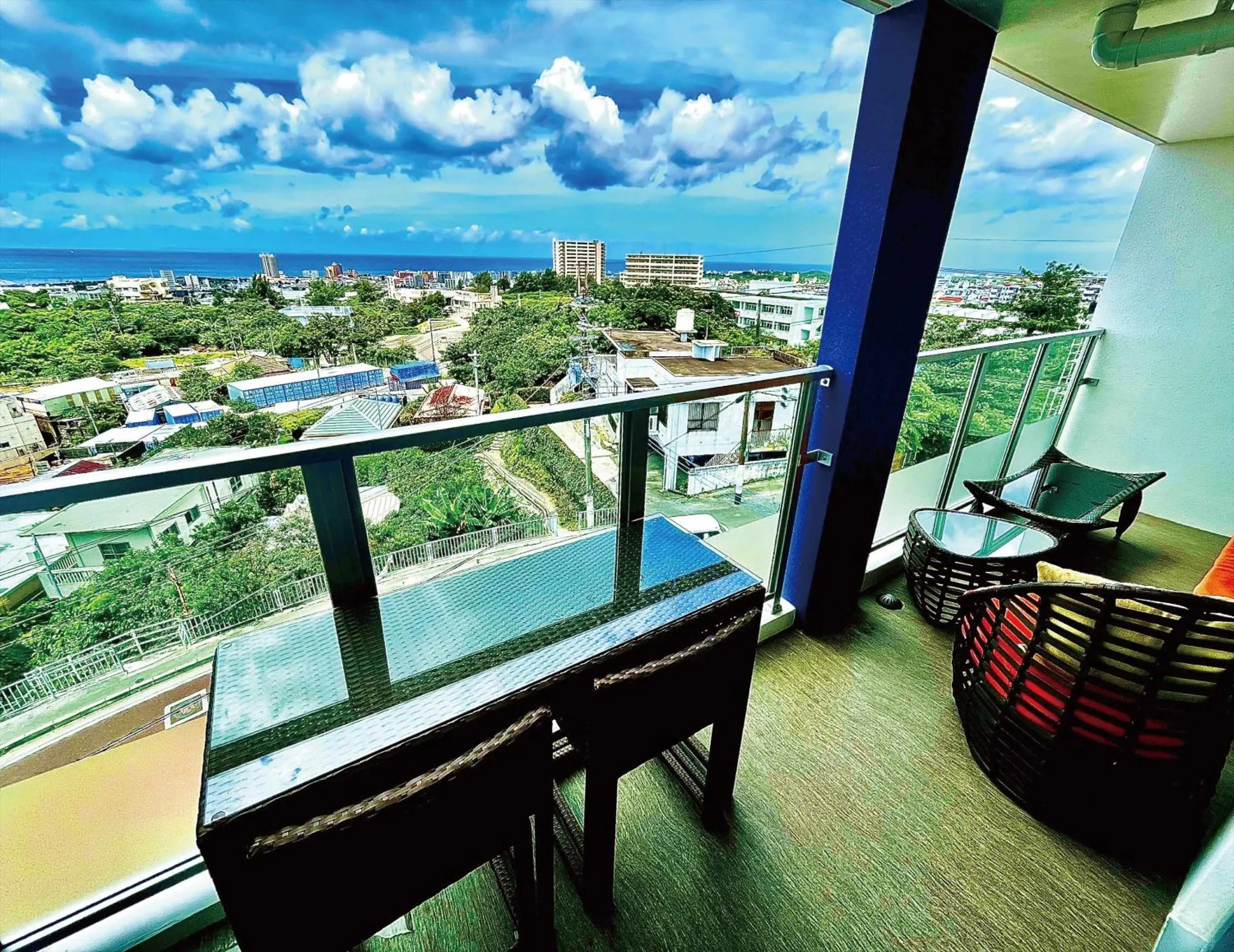 Balcony/Terrace in Zoe Resort The Sunset Village Okinawa Chatan
