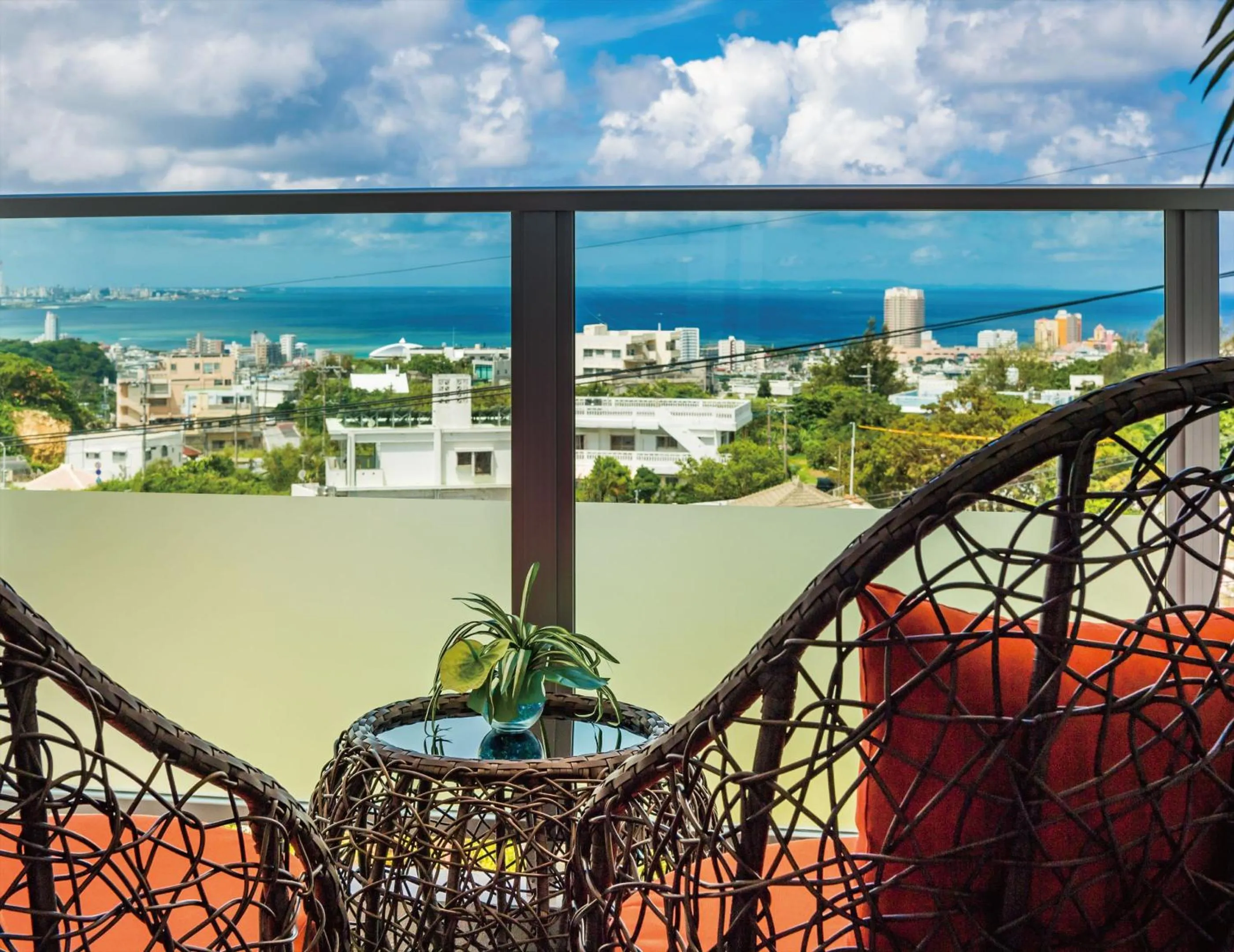 Balcony/Terrace in Zoe Resort The Sunset Village Okinawa Chatan