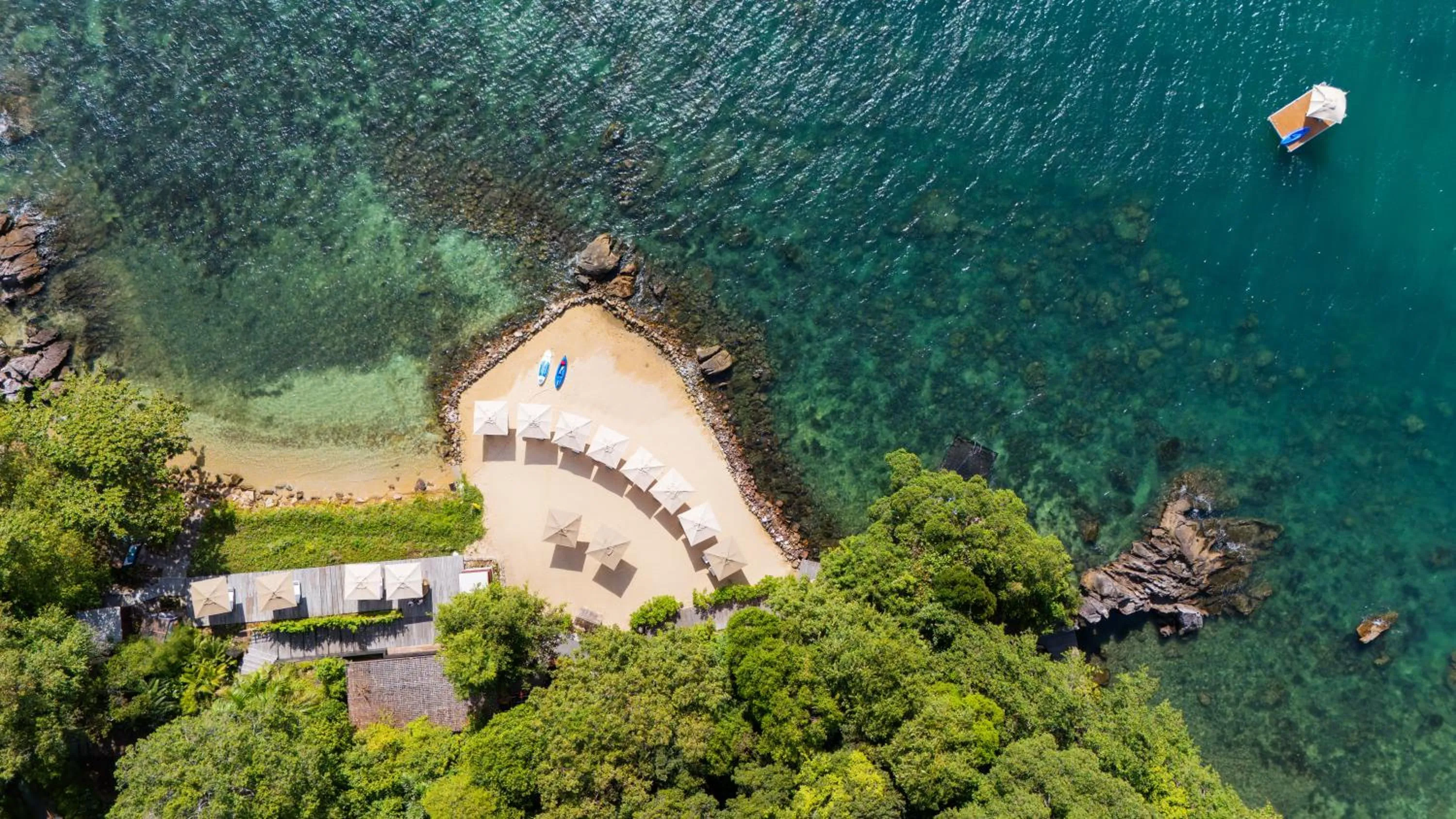 Beach in Six Senses Krabey Island