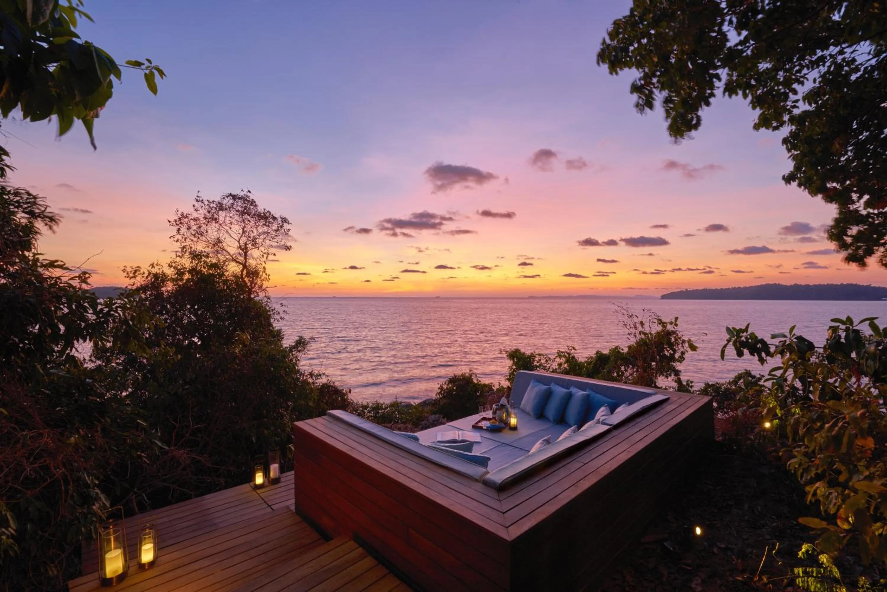 Balcony/Terrace in Six Senses Krabey Island
