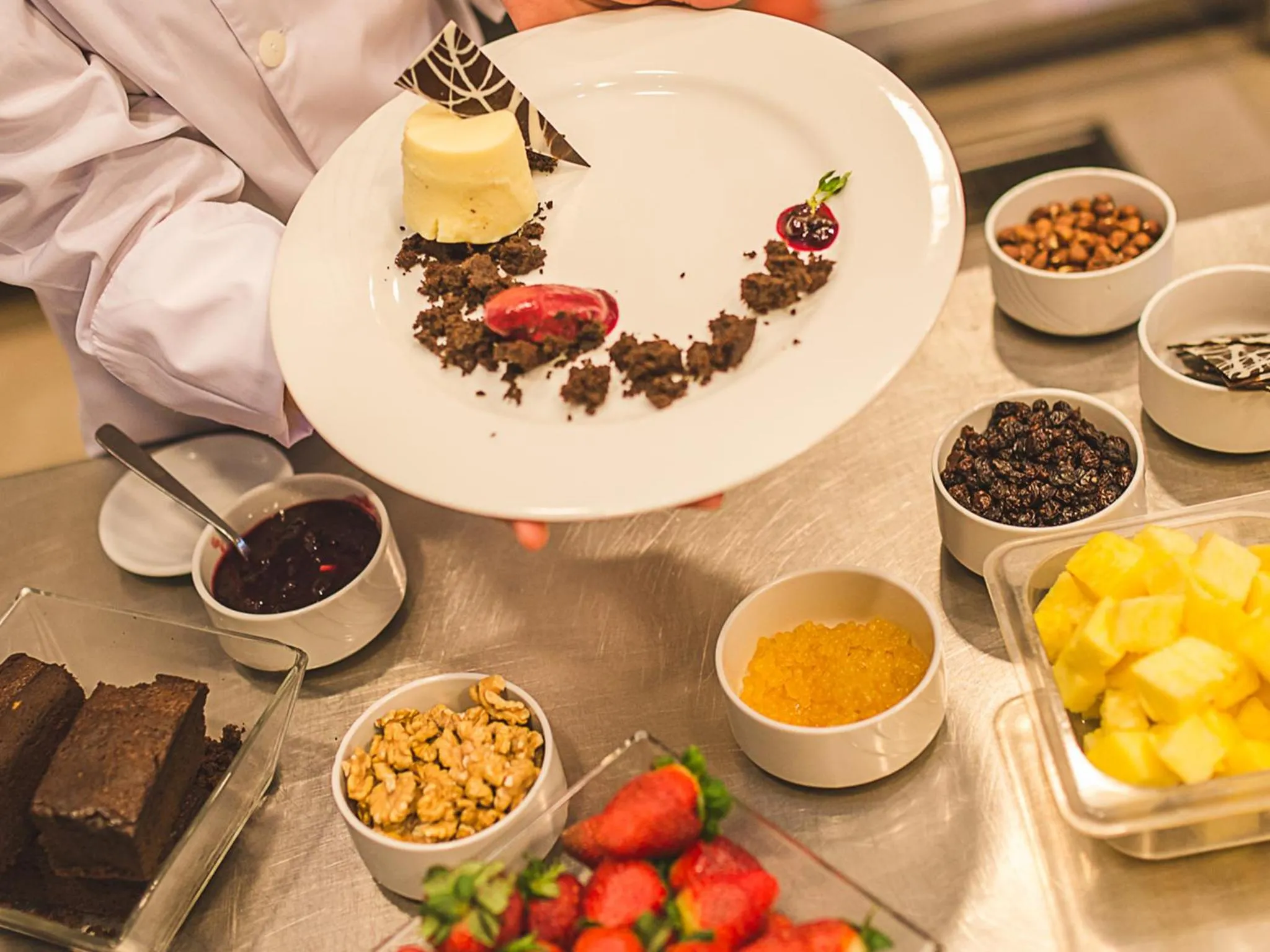 Food close-up in Hotel Del Bono Park