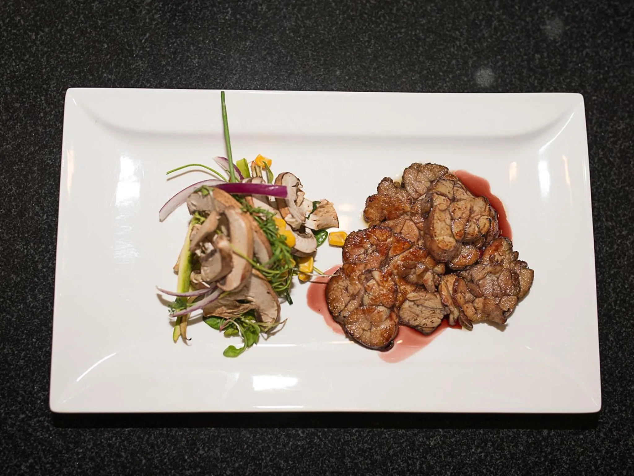 Food close-up in Hotel Del Bono Park