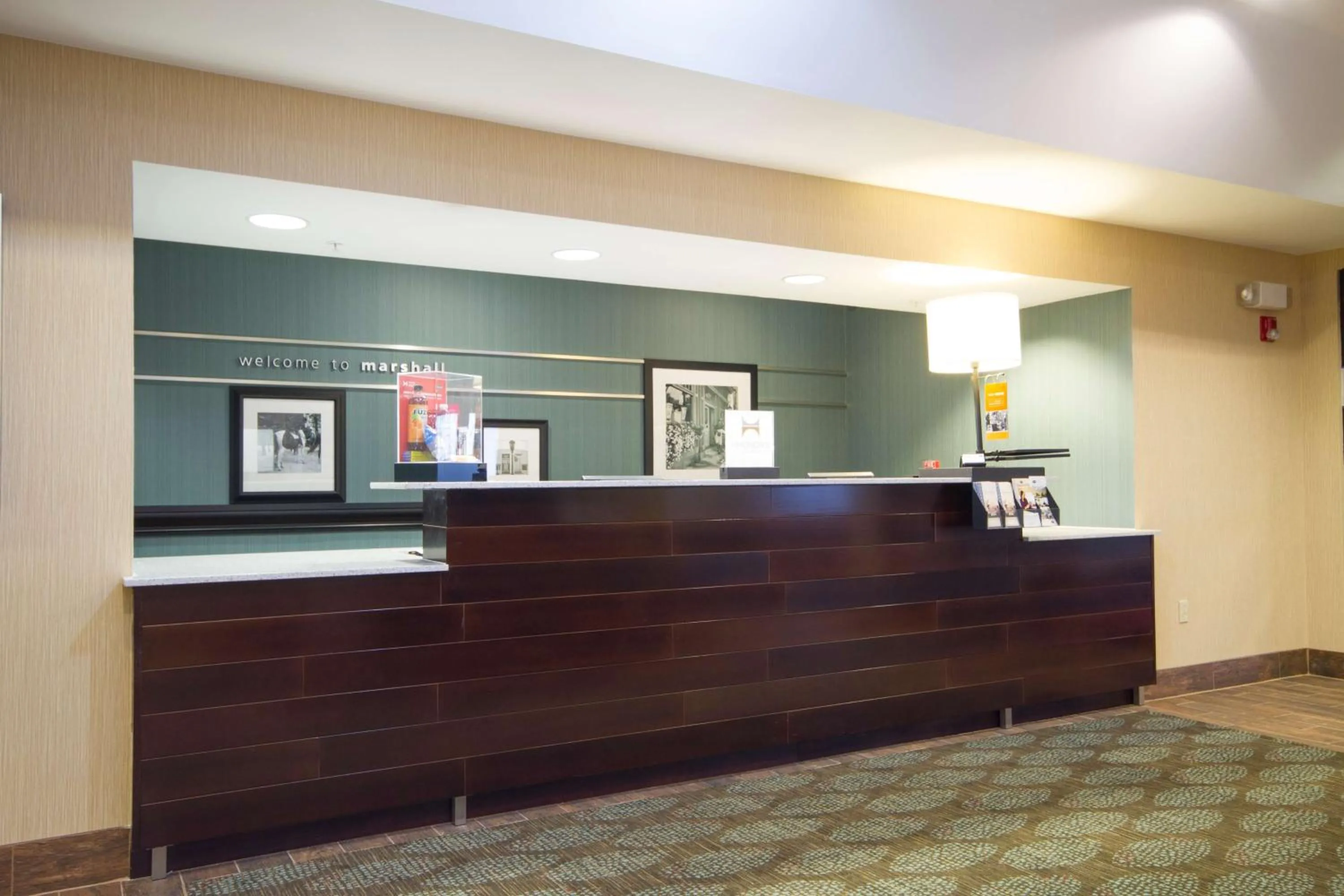 Lobby or reception in Hampton Inn Marshall
