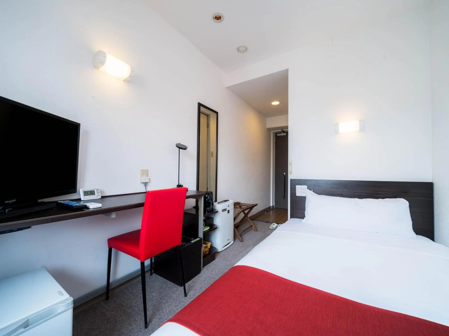 TV/Entertainment Center in Super Hotel Hakata