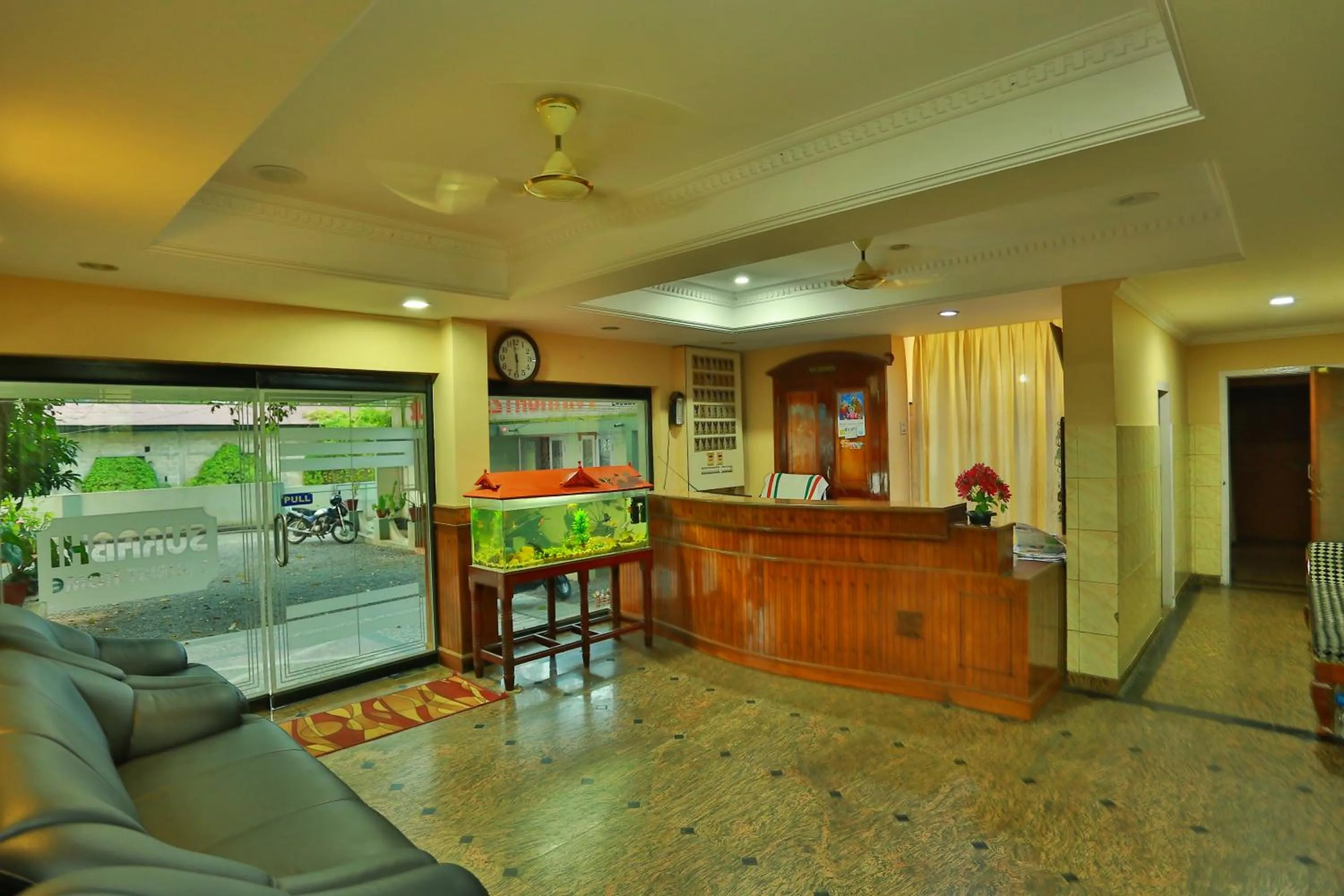 Seating area in Surabhi Suites