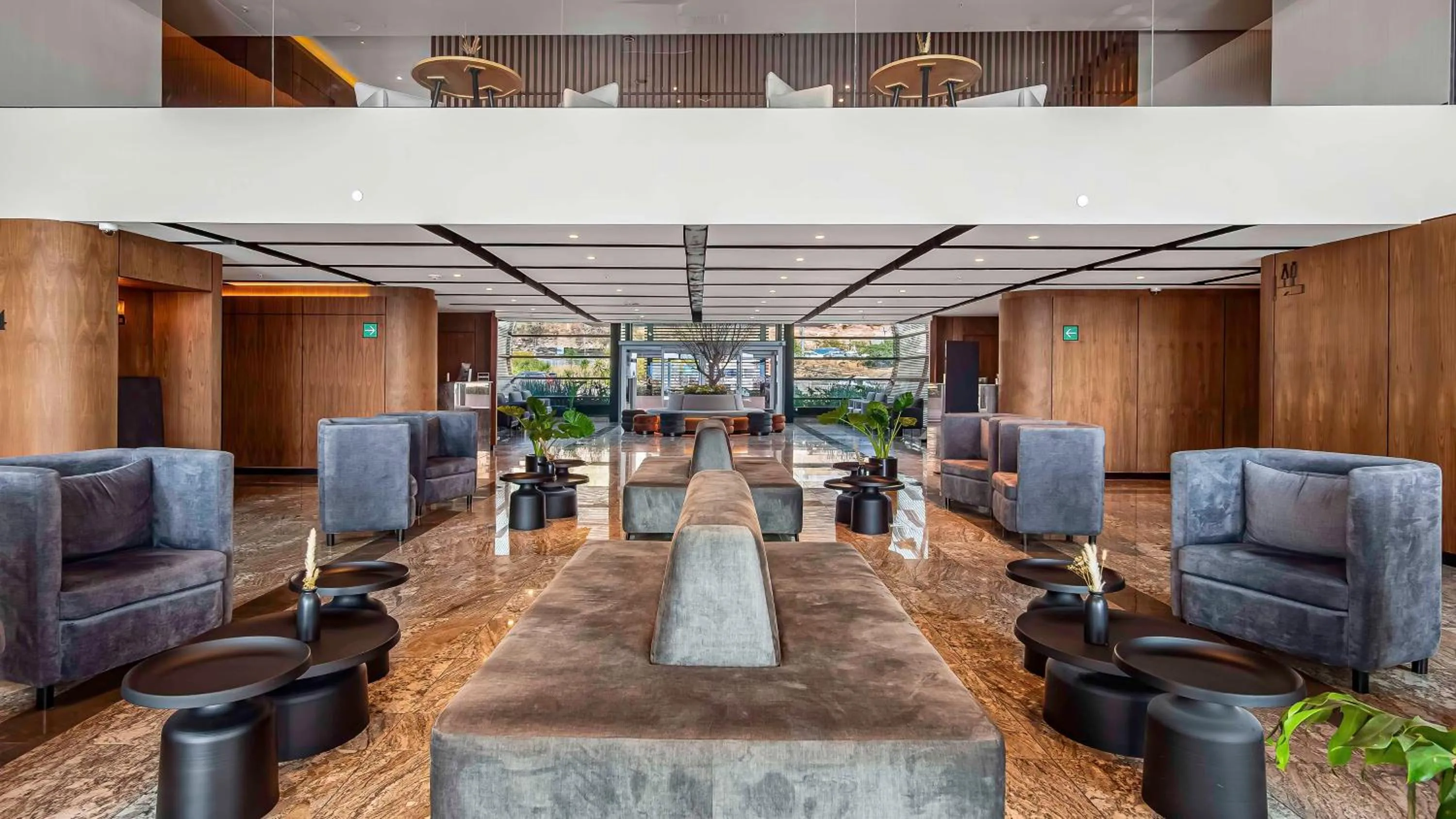 Lobby or reception in Hilton Queretaro