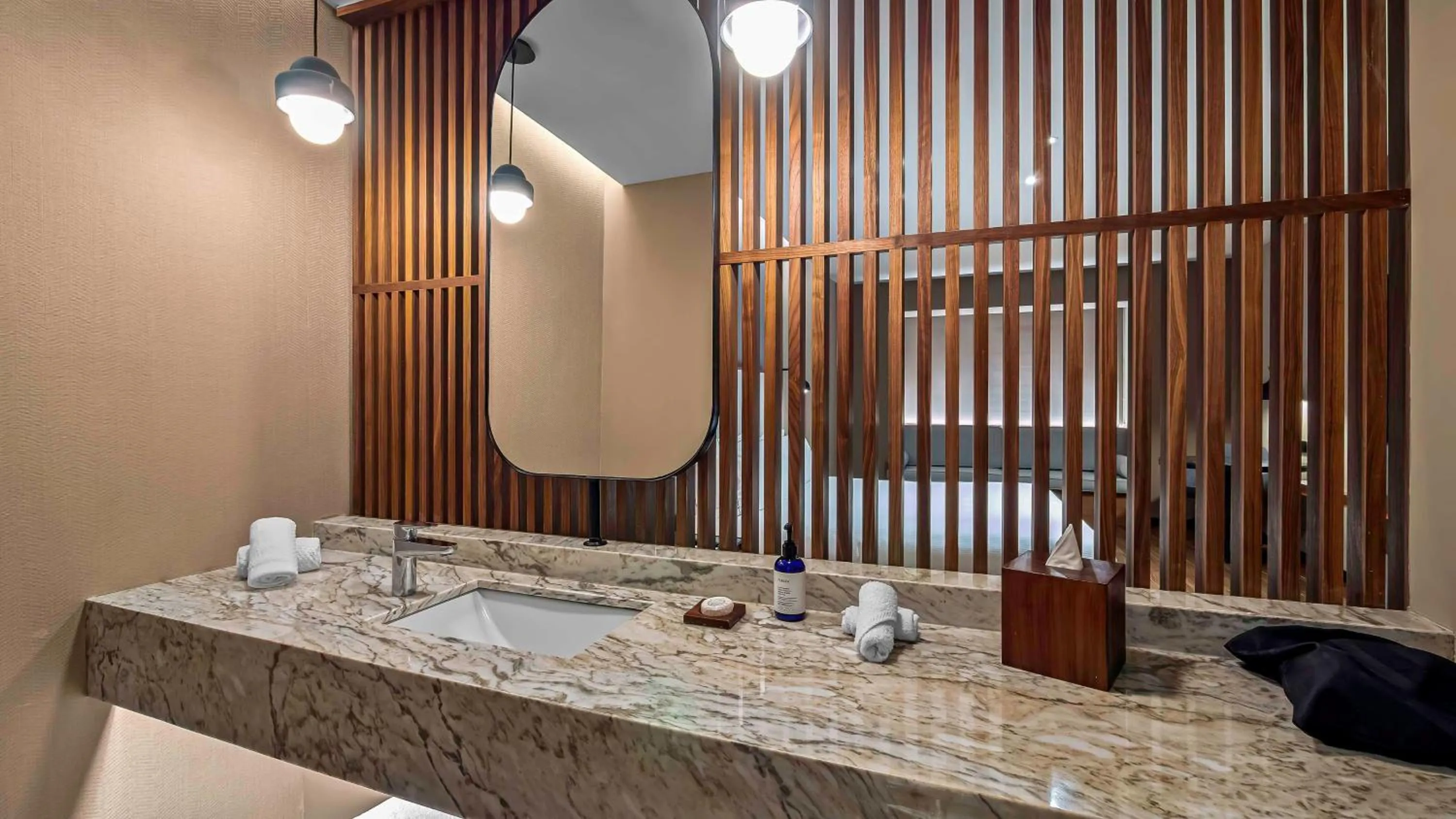 Bathroom in Hilton Queretaro