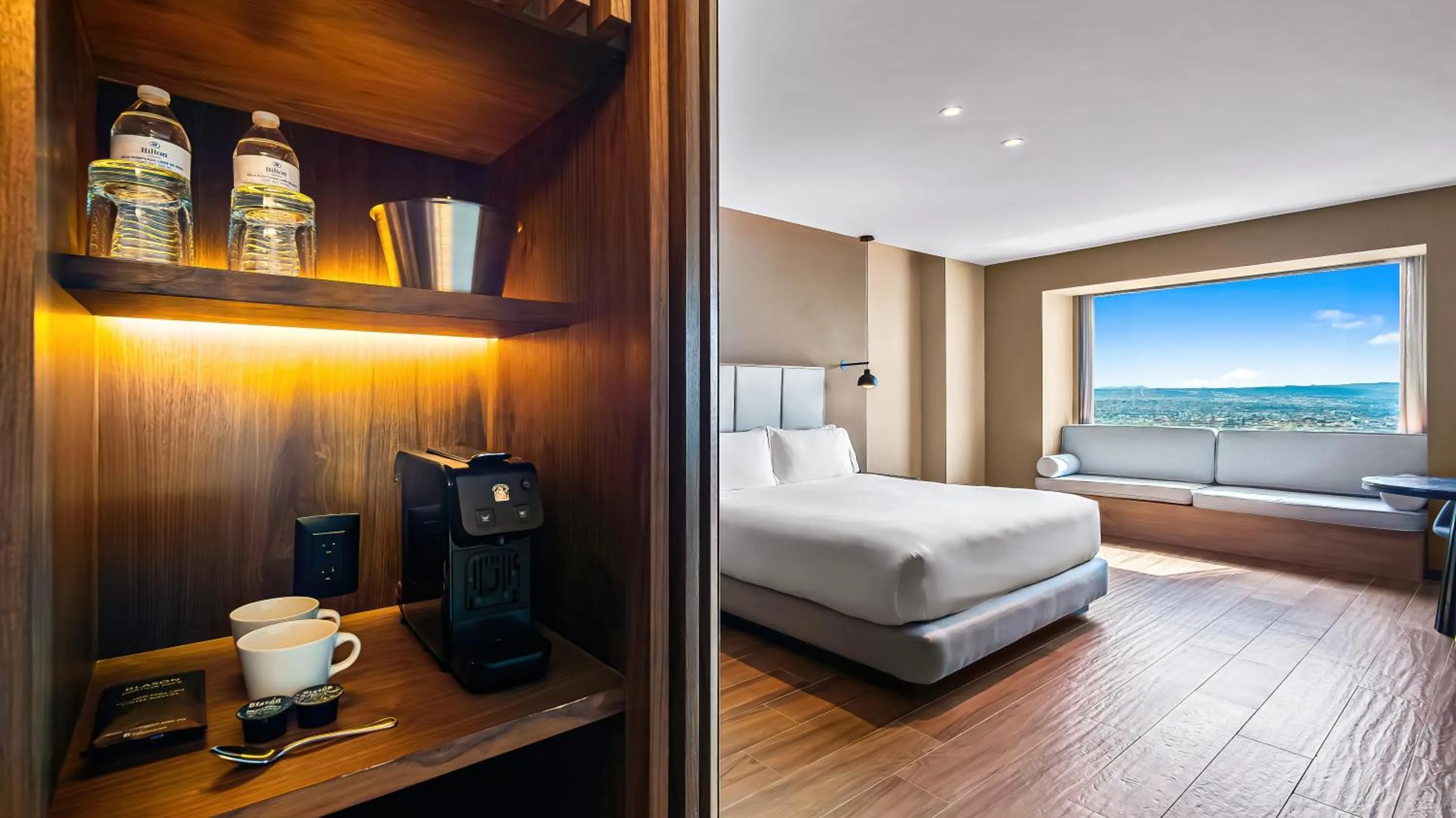 Bed in Hilton Queretaro