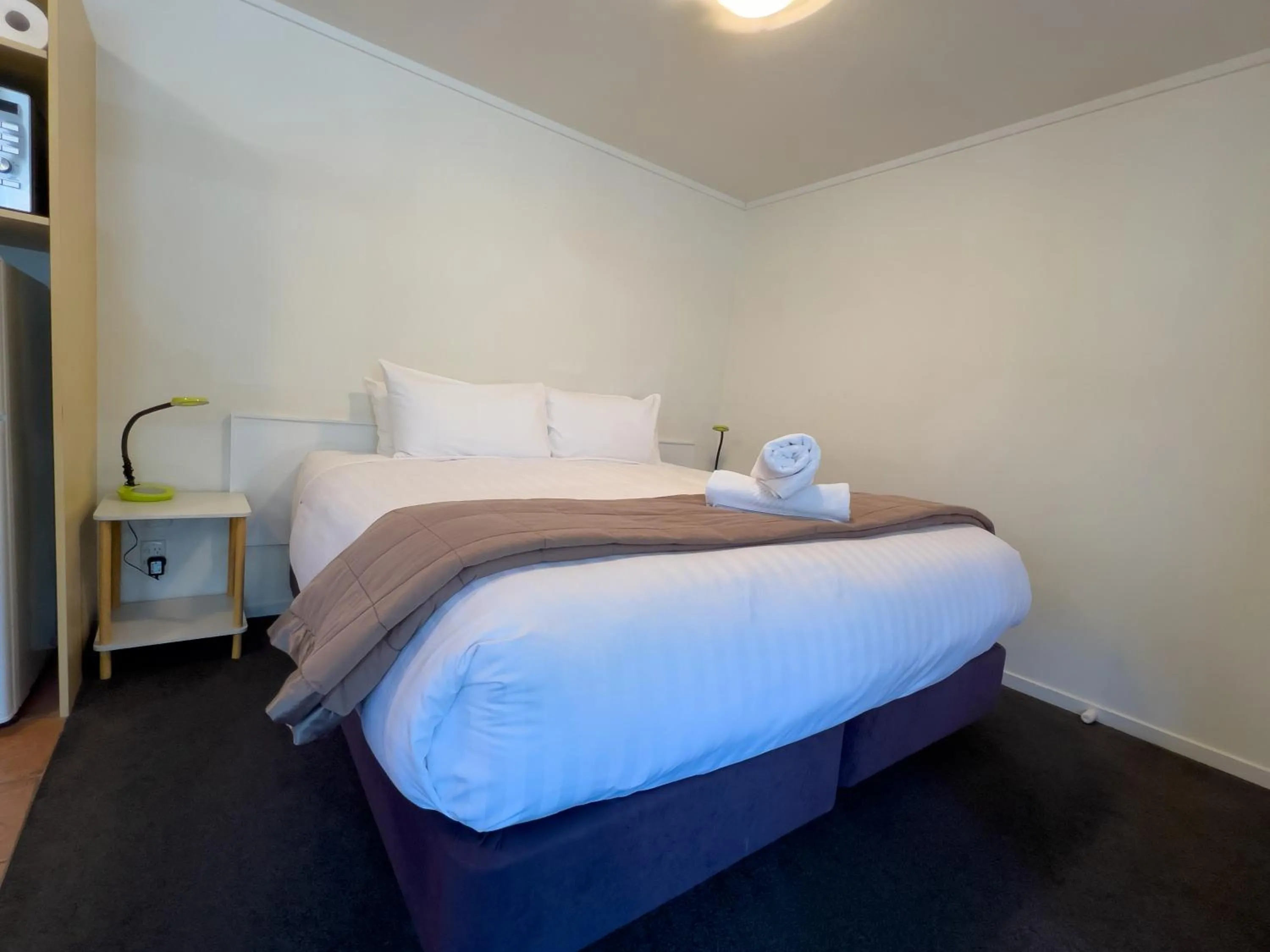 Bed in Blue Peaks Lodge