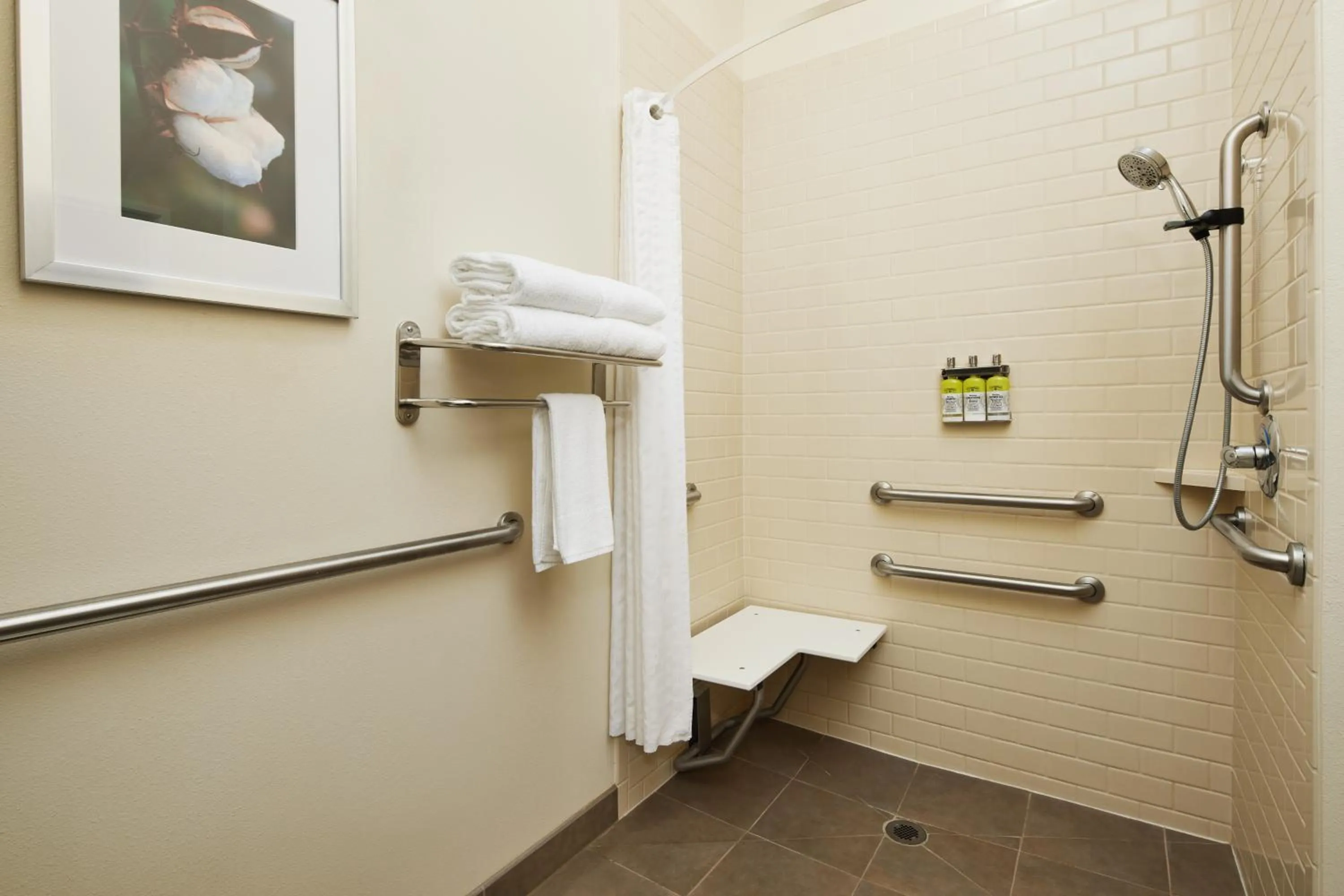 Bathroom in Candlewood Suites Valdosta Mall by IHG