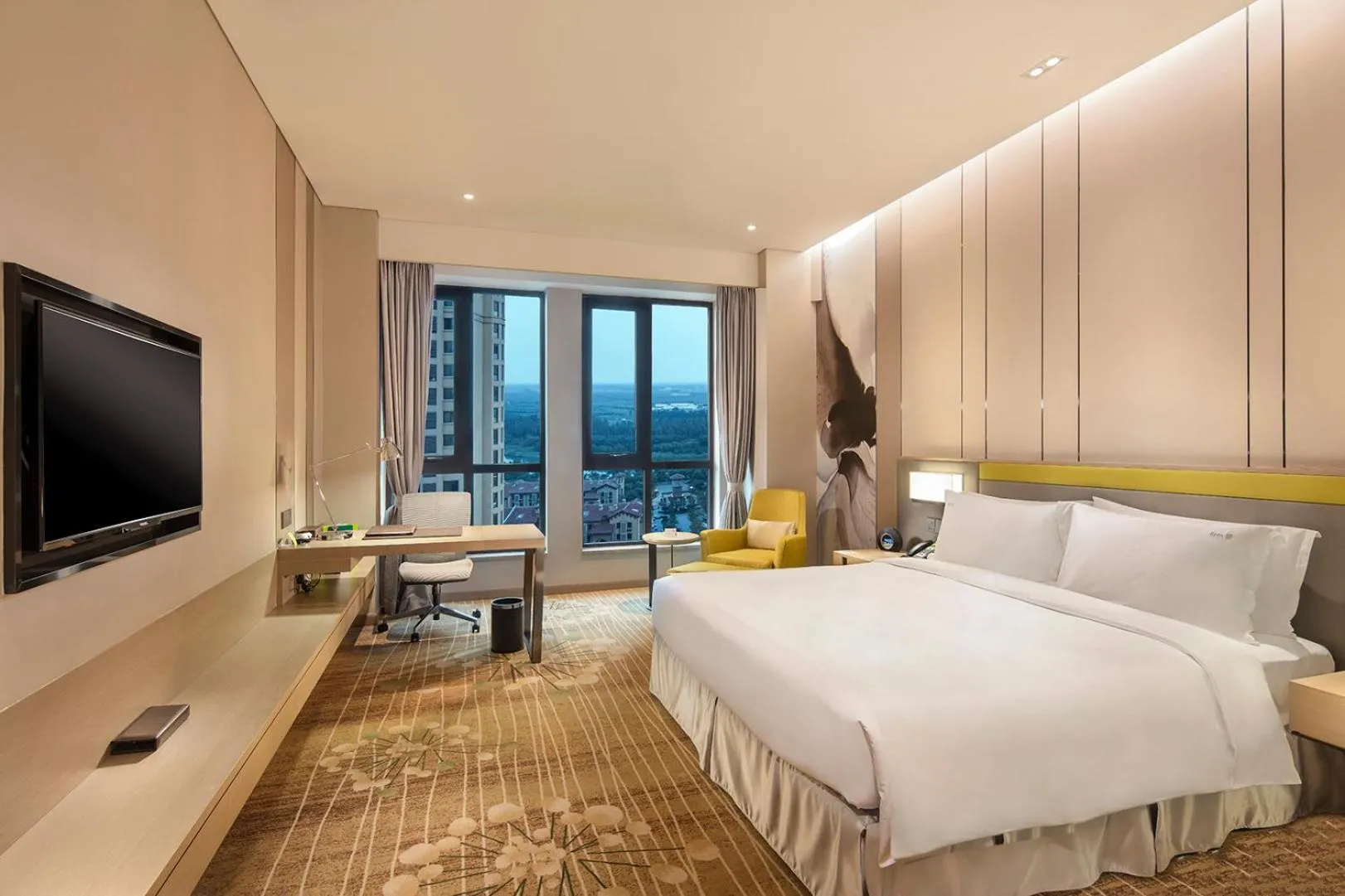 Bedroom, Bed in Holiday Inn Tianjin Wuqing by IHG